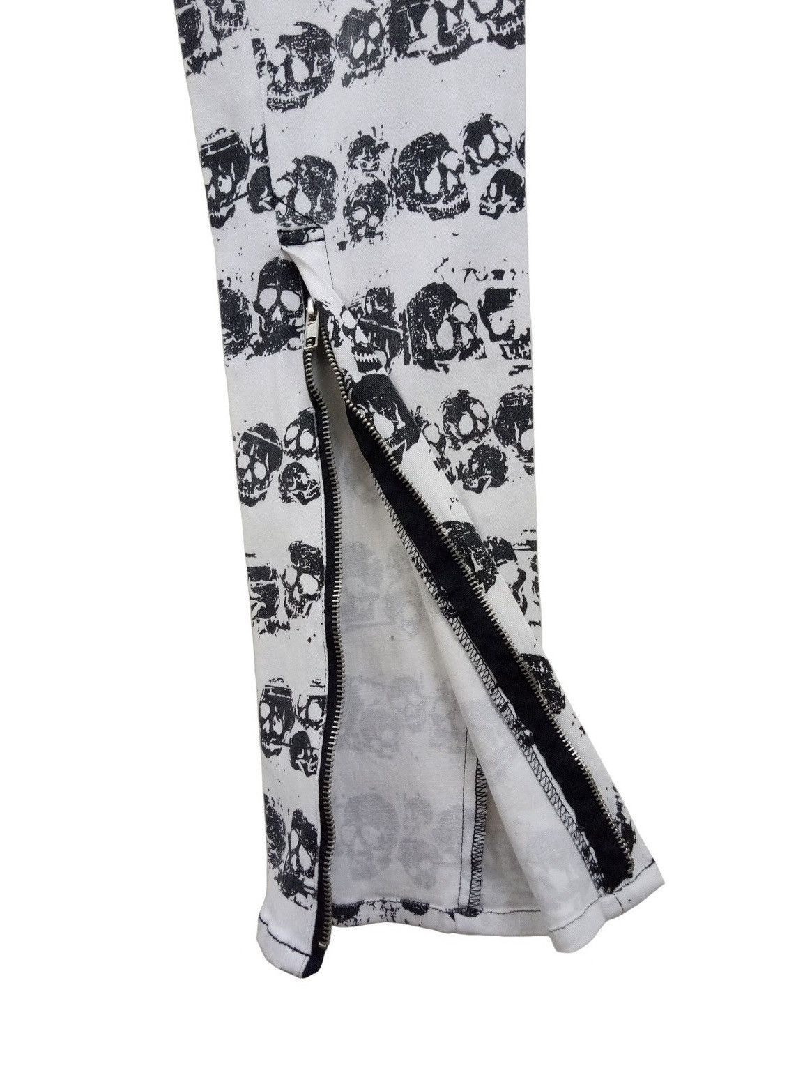 Japanese Brand × Seditionaries ALGONQUINS Punk Skull Asymetrical Skinny Jeans Seditionaries Size US 29 - 7 Thumbnail