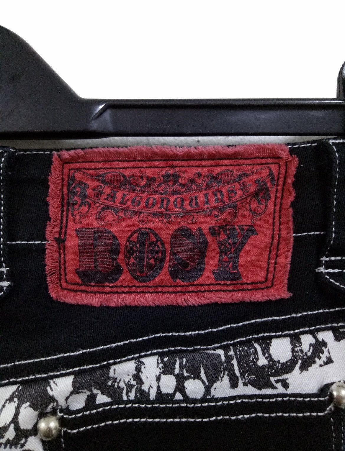 Japanese Brand × Seditionaries ALGONQUINS Punk Skull Asymetrical Skinny Jeans Seditionaries Size US 29 - 11 Thumbnail