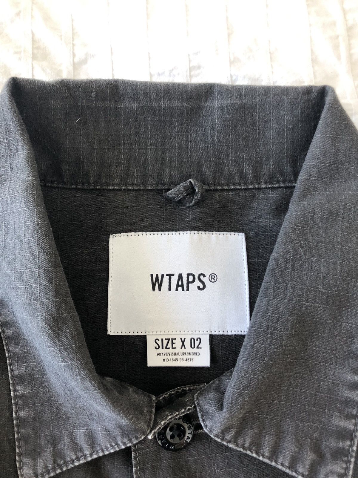 Wtaps WTAPS-BUD LS SHIRT-RIPSTOP-BLACK Size US M / EU 48-50 / 2 - 4 Thumbnail