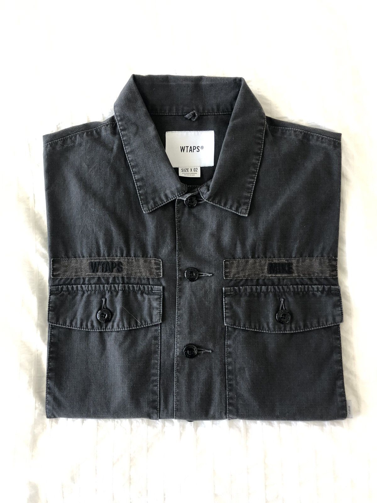 Wtaps WTAPS-BUD LS SHIRT-RIPSTOP-BLACK Size US M / EU 48-50 / 2 - 3 Thumbnail