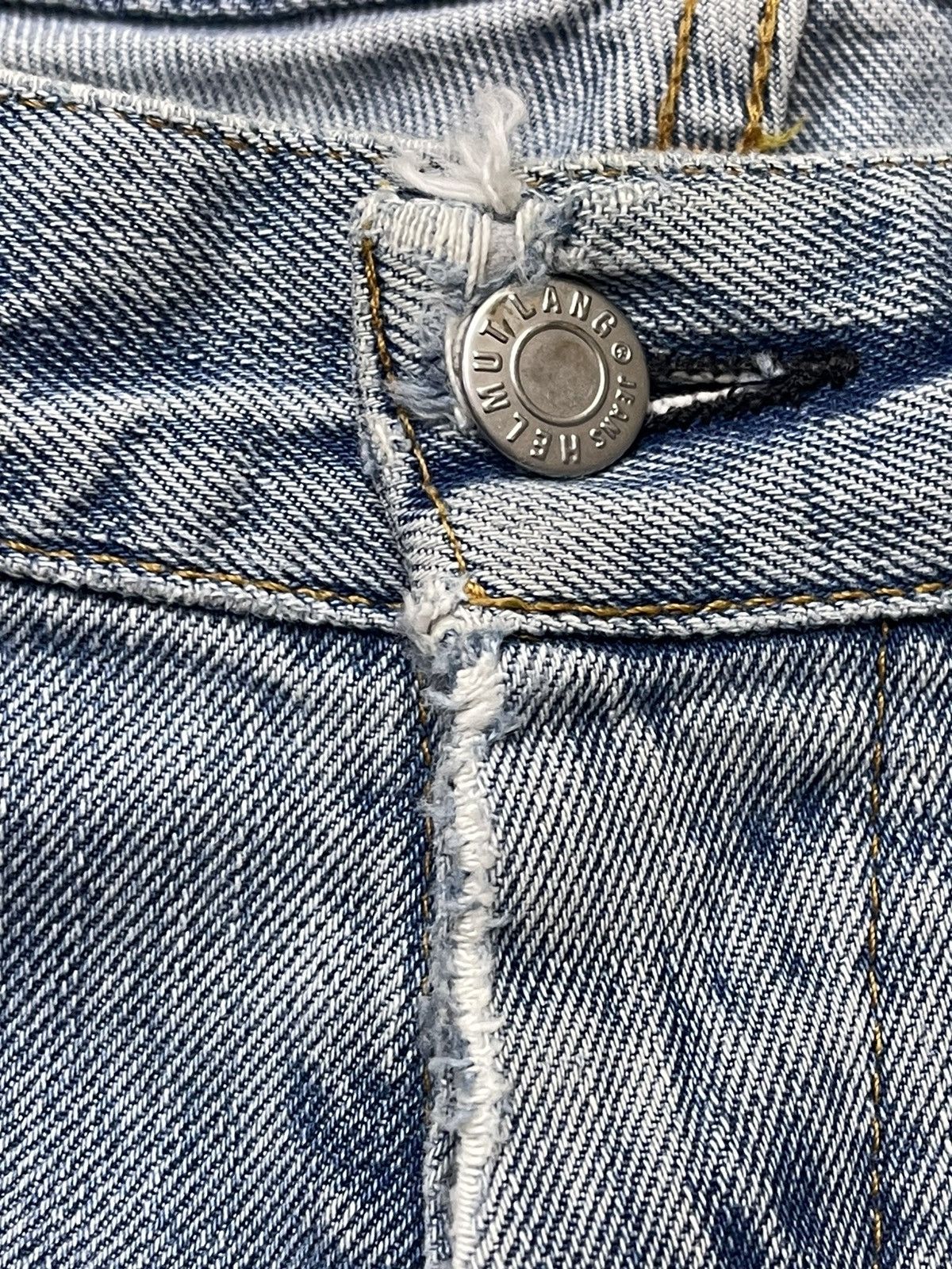 Helmut Lang Distressed Sanded Denim Cut Off Size US 30 / EU 46 - 10 Thumbnail