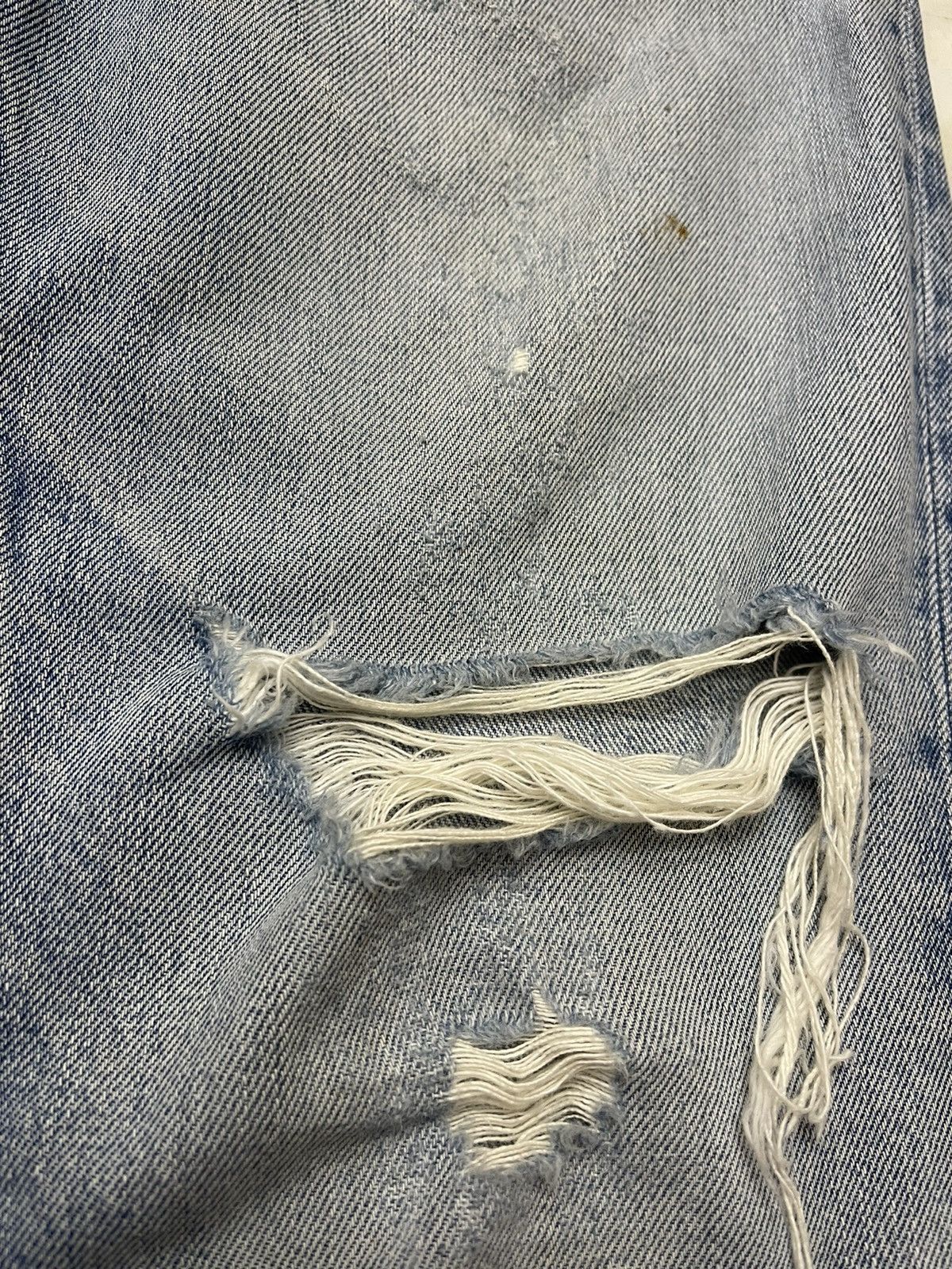 Helmut Lang Distressed Sanded Denim Cut Off Size US 30 / EU 46 - 15 Thumbnail
