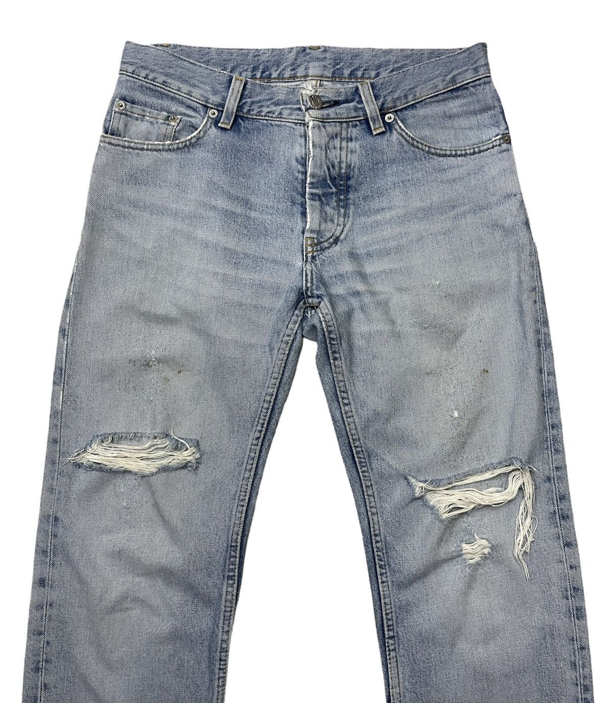 Helmut Lang Distressed Sanded Denim Cut Off Size US 30 / EU 46 - 3 Thumbnail
