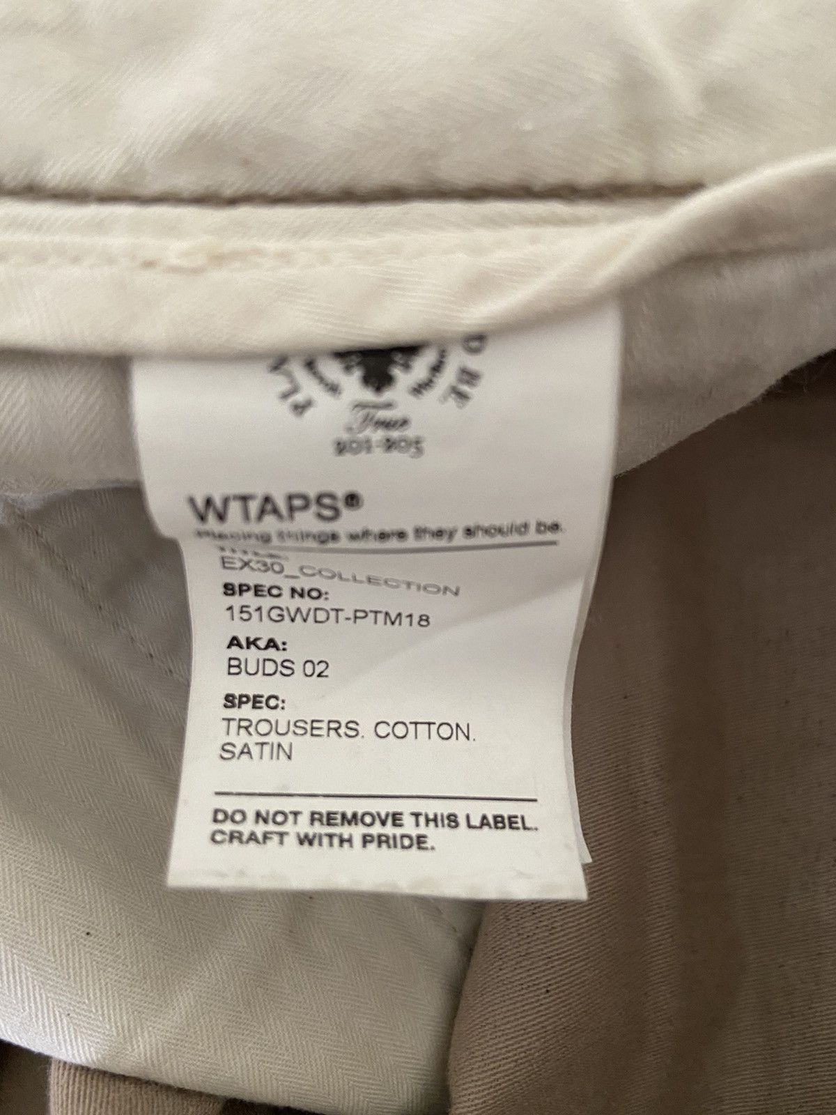 Wtaps wtaps camo buds 02 khaki chino pants Size US 32 / EU 48 - 6 Thumbnail