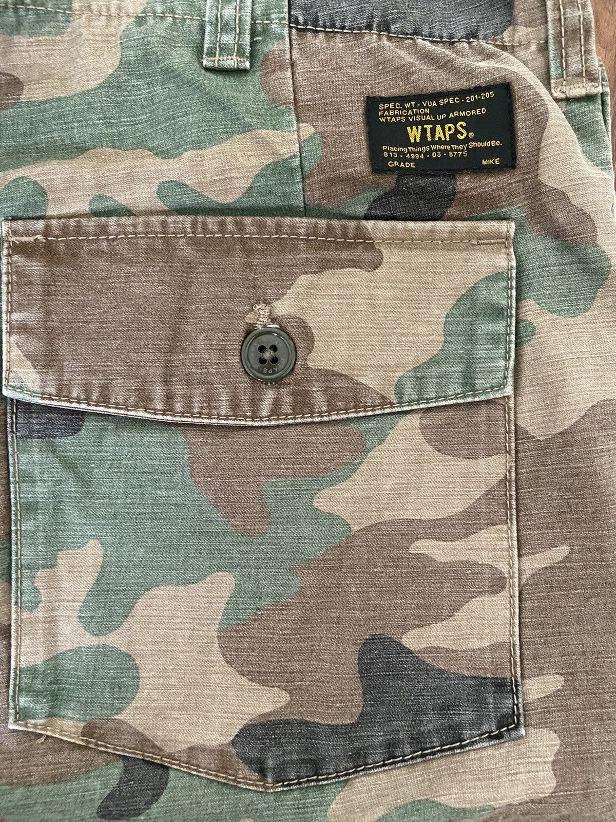 Wtaps wtaps camo buds 02 khaki chino pants Size US 32 / EU 48 - 5 Thumbnail