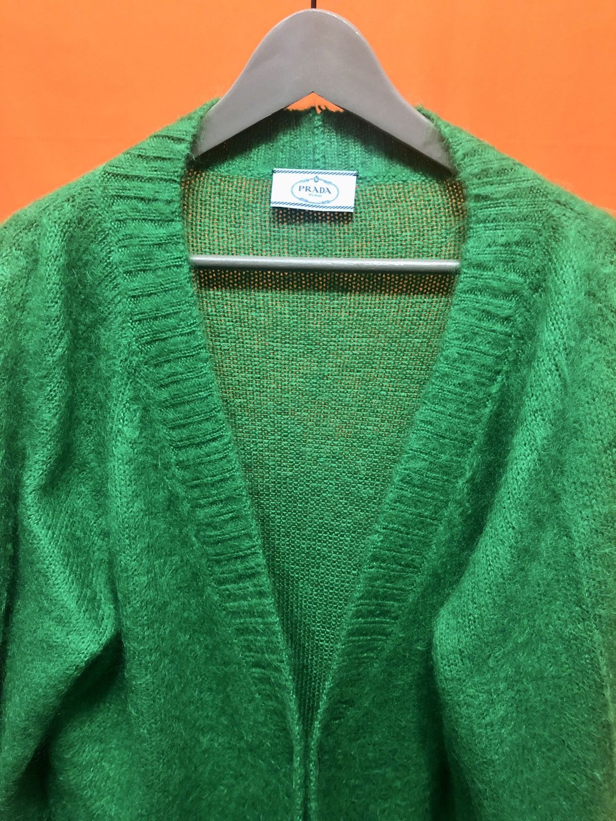 Prada PRADA brushed mohair oversized cardi coat Size US M / EU 48-50 / 2 - 1 Thumbnail