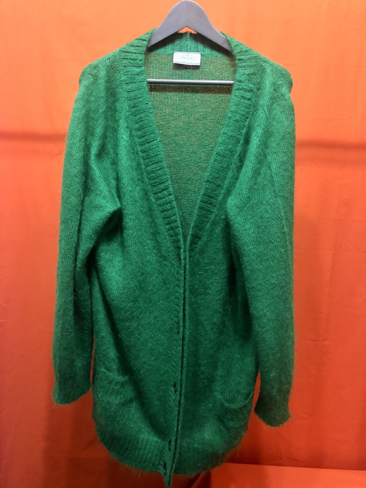 Prada PRADA brushed mohair oversized cardi coat Size US M / EU 48-50 / 2 - 2 Thumbnail