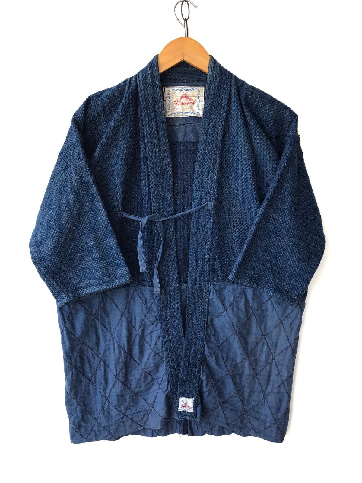 Indigo × Japanese Brand × Real Japan Blues Vtg Denim Kendo Jacket Indigo Custom Patches Sanjuro Samurai Size US M / EU 48-50 / 2 - 2 Thumbnail