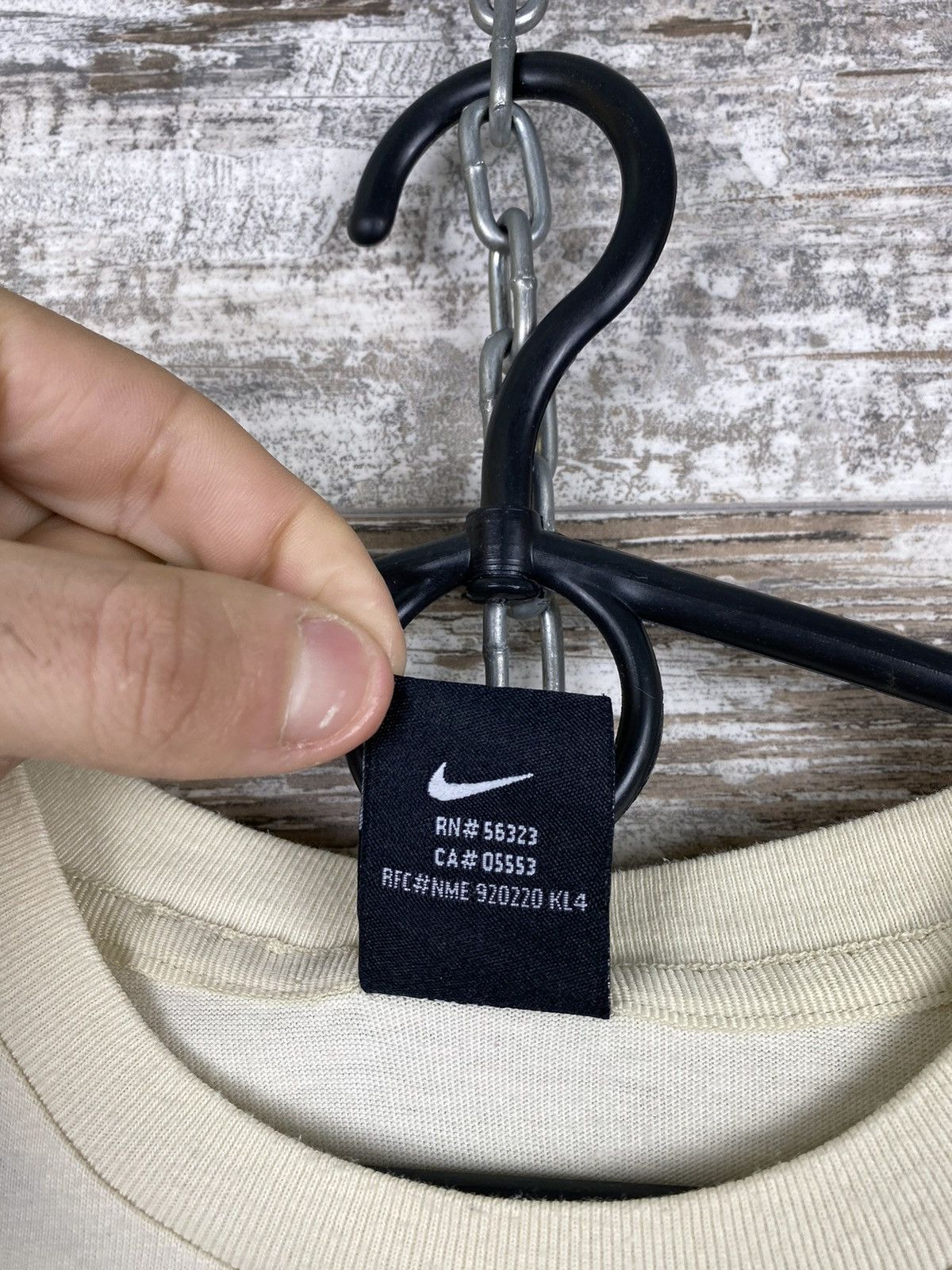 Nike × Vintage Mens Vintage Nike mini swoosh T Shirt streetwear tee y2k Size US S / EU 44-46 / 1 - 6 Thumbnail