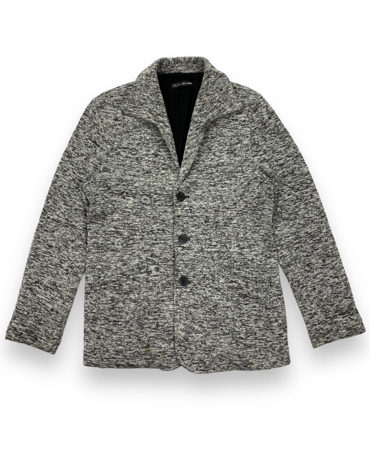 Tete Homme Tete Homme Black On Blazer Size US S / EU 44-46 / 1 - 1 Thumbnail