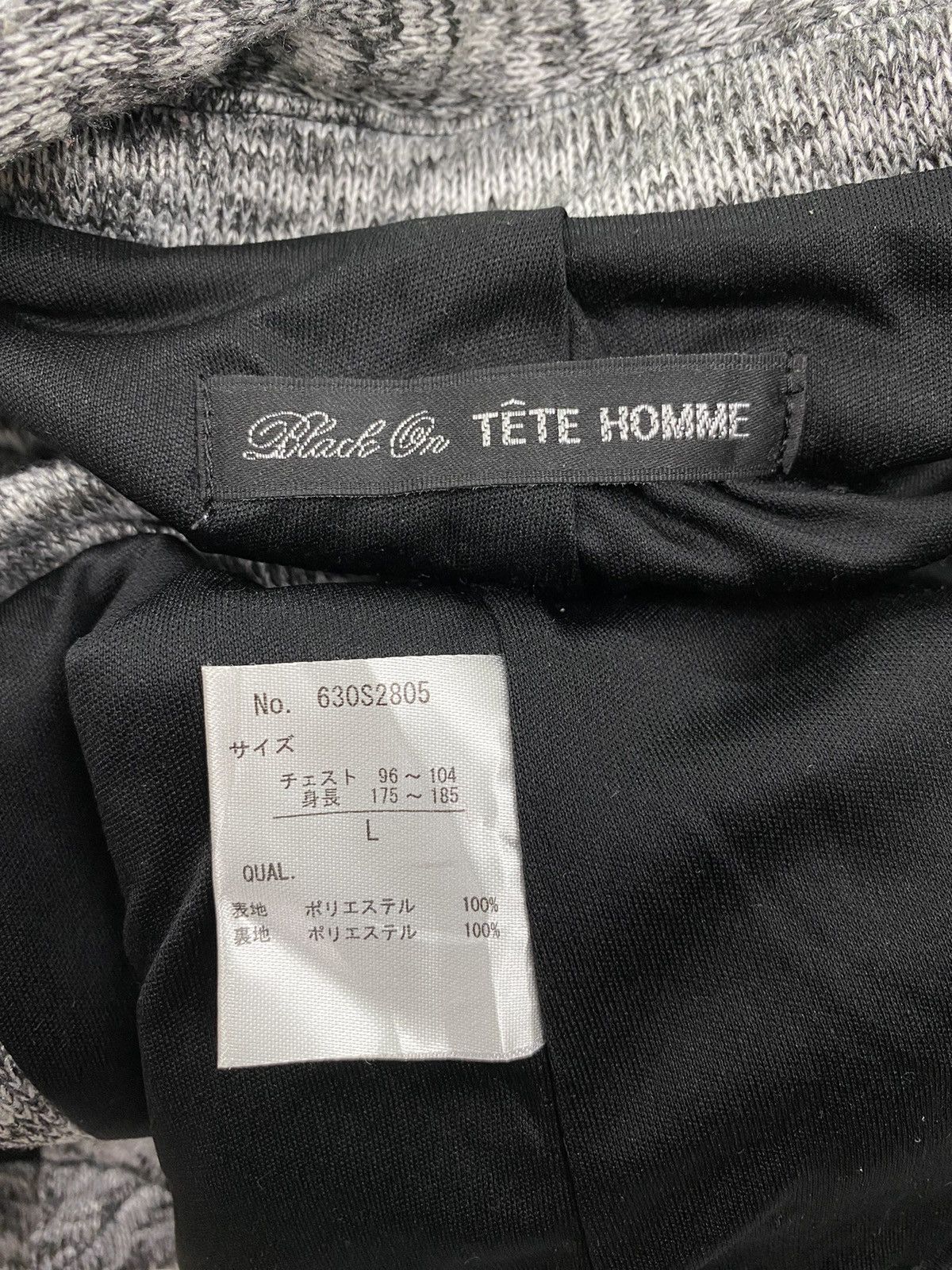Tete Homme Tete Homme Black On Blazer Size US S / EU 44-46 / 1 - 8 Thumbnail