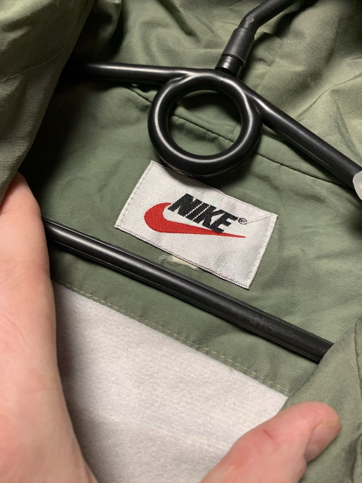 Nike × Vintage Vintage Nike Light jacket big logo swoosh size L Size US L / EU 52-54 / 3 - 6 Thumbnail