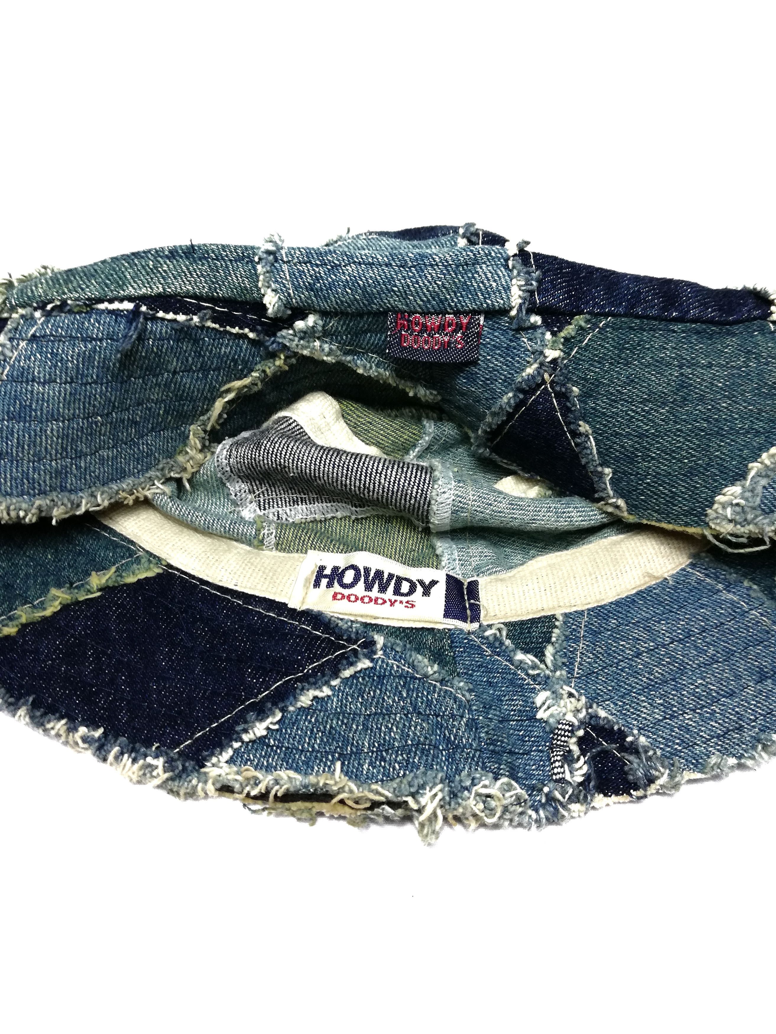 Japanese Brand 🔥Extremely Rare Patchwork Design Howdy Doody's Bucket Hat Size ONE SIZE - 10 Thumbnail