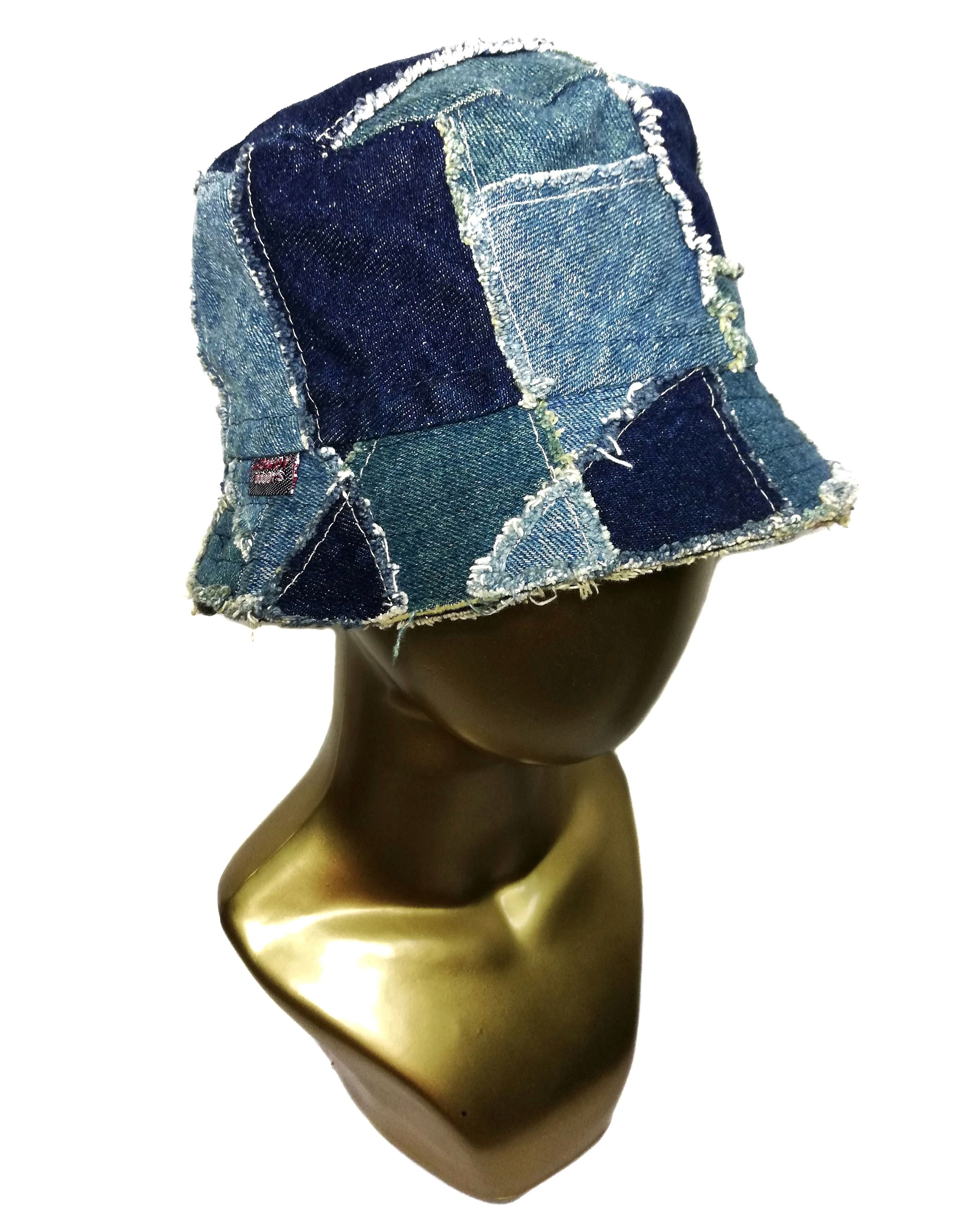 Japanese Brand 🔥Extremely Rare Patchwork Design Howdy Doody's Bucket Hat Size ONE SIZE - 2 Thumbnail