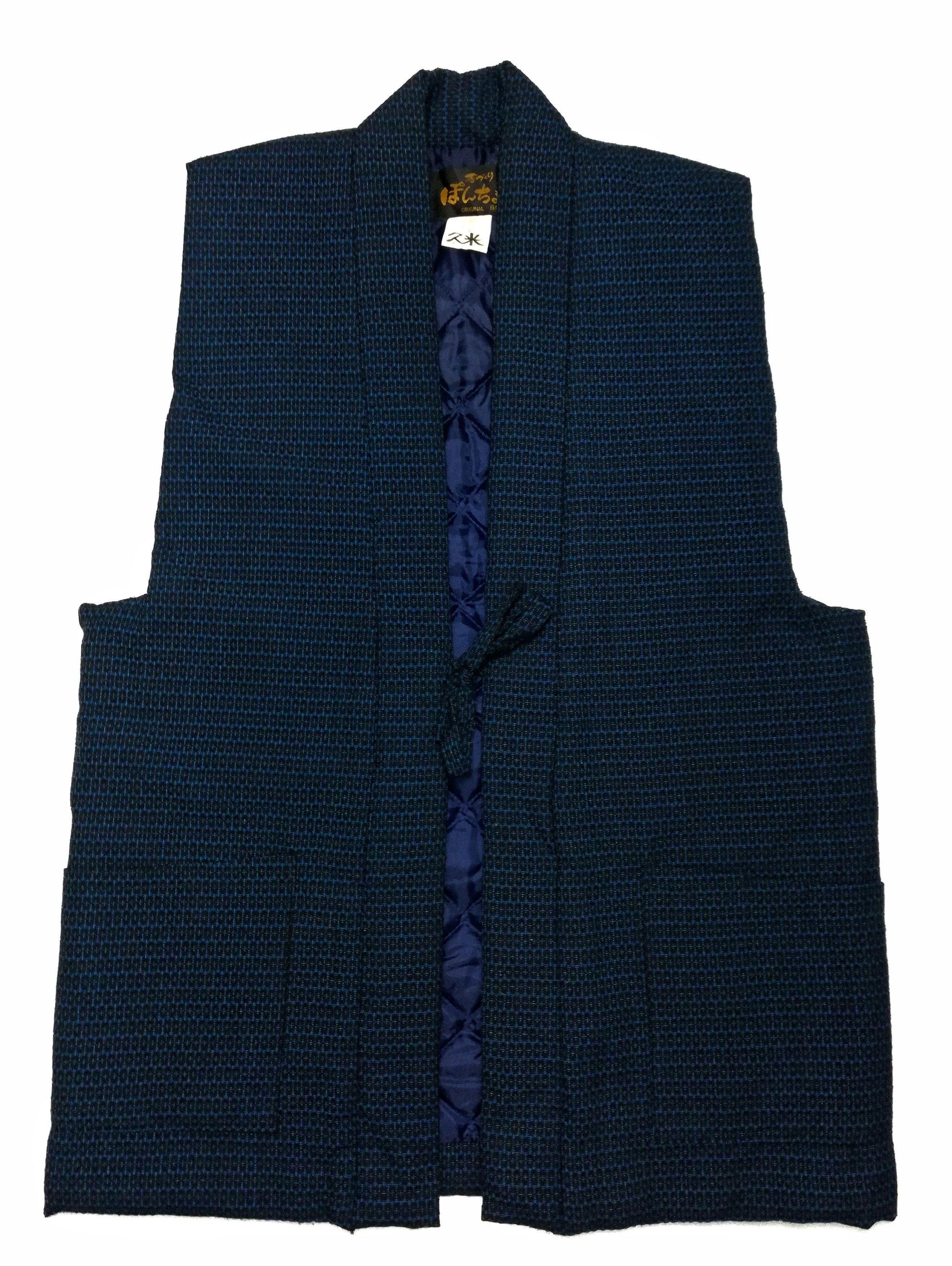 Indigo × Japanese Brand 🔥Japanese Traditional Sleeveless Kimono Japanese Wear Vest Size US M / EU 48-50 / 2 - 2 Thumbnail