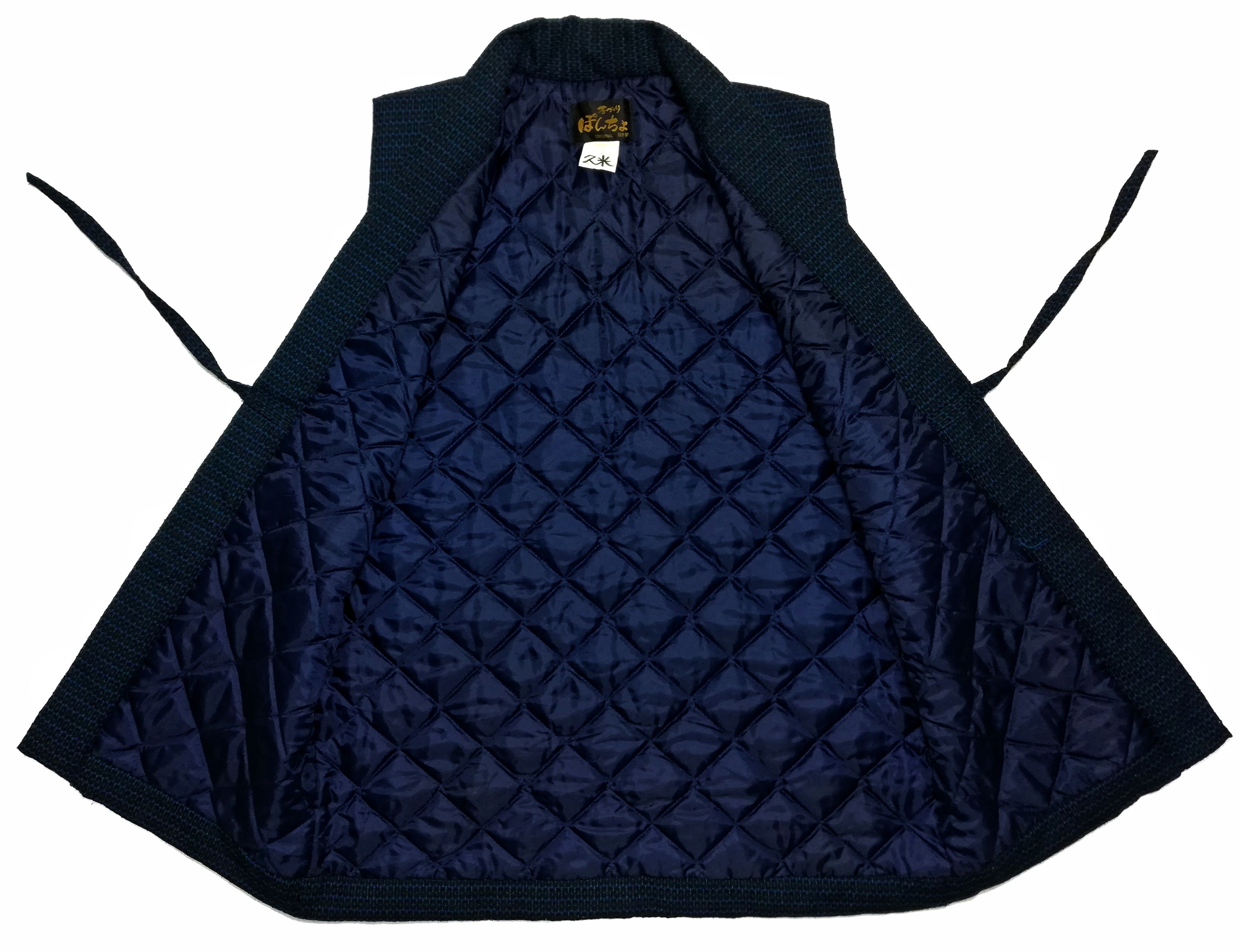 Indigo × Japanese Brand 🔥Japanese Traditional Sleeveless Kimono Japanese Wear Vest Size US M / EU 48-50 / 2 - 6 Thumbnail