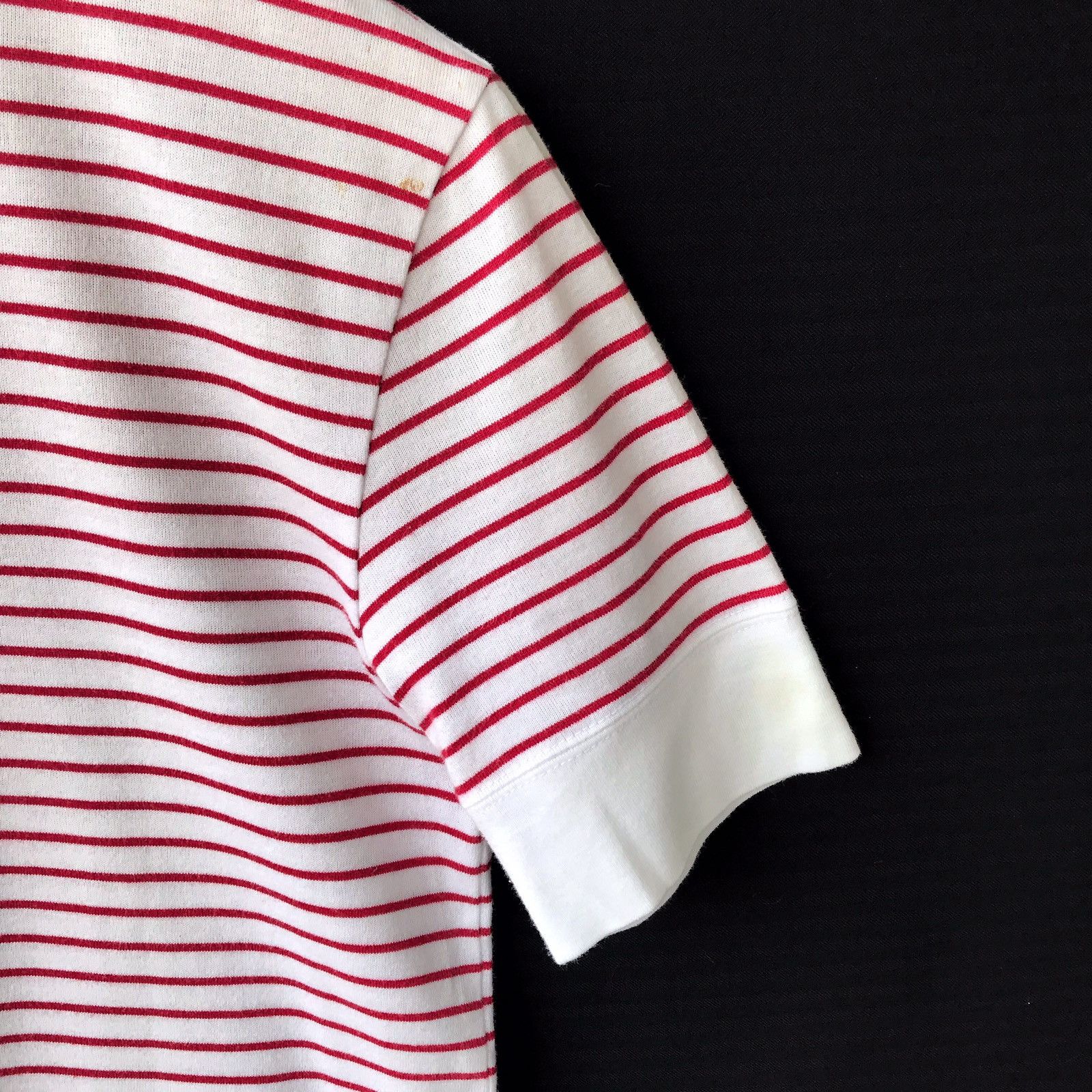 Burberry Iconic Big Logo Black Label Kurt Cobain Striped SS Shirt Size US S / EU 44-46 / 1 - 3 Thumbnail