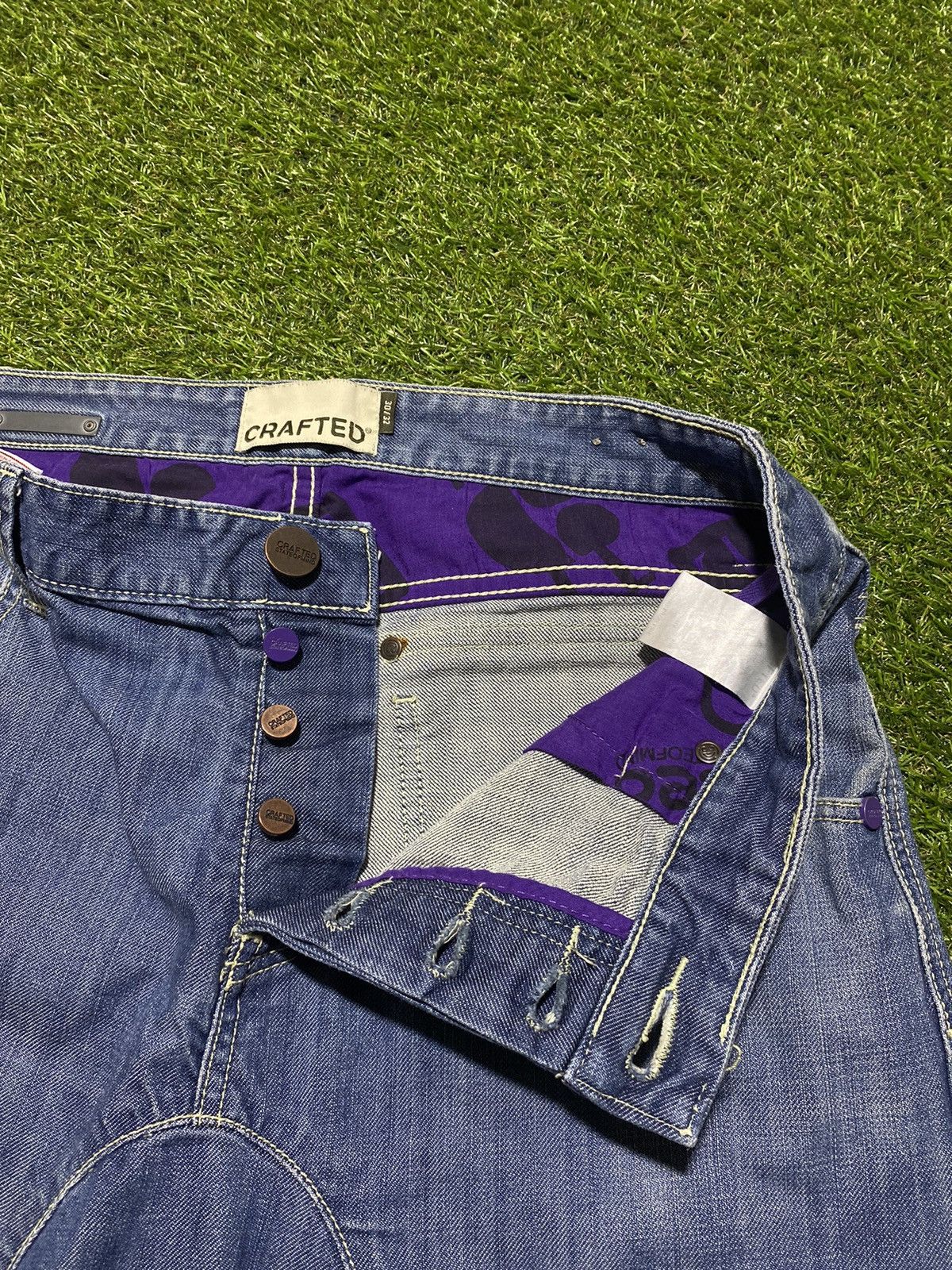 Japanese Brand Vintage 90s jeans denim streetwear Japanese style size 30x32 Size US 30 / EU 46 - 4 Thumbnail