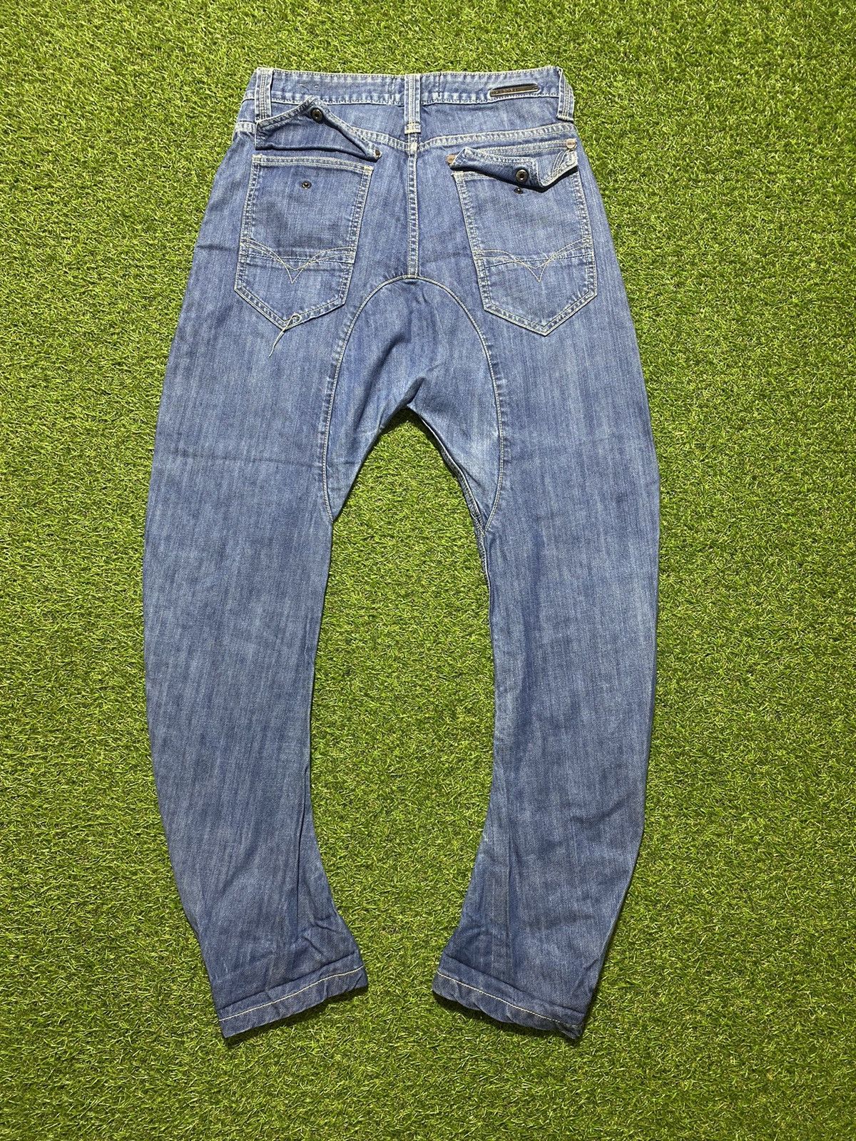 Japanese Brand Vintage 90s jeans denim streetwear Japanese style size 30x32 Size US 30 / EU 46 - 1 Thumbnail