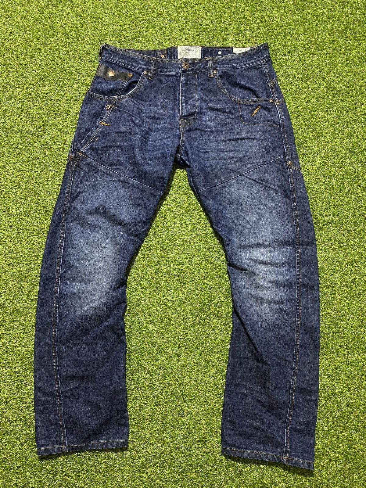 Japanese Brand Vintage 90s jeans denim faded streetwear japanese size 34 Size US 34 / EU 50 - 3 Thumbnail