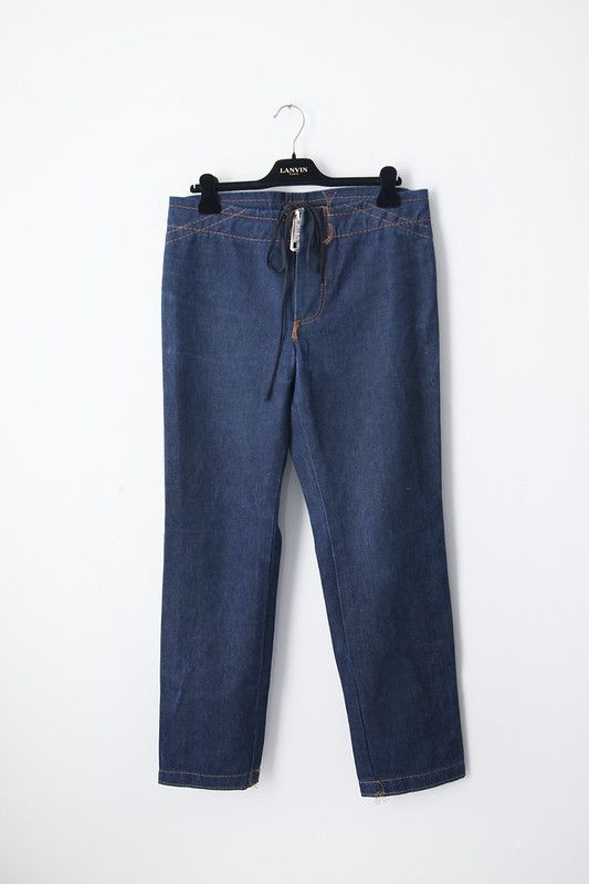 image of Maison Margiela Ss99 Doll Denim Jeans in Blue, Men's (Size 30)