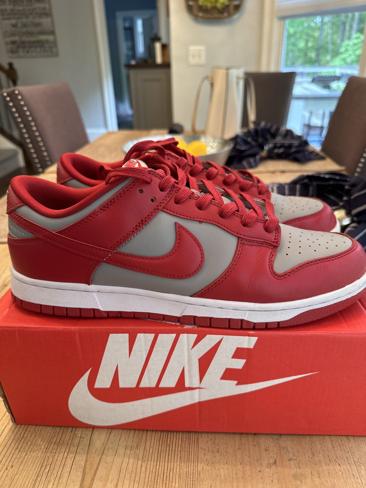 Nike UNLV Dunk Low Red Grey | Grailed