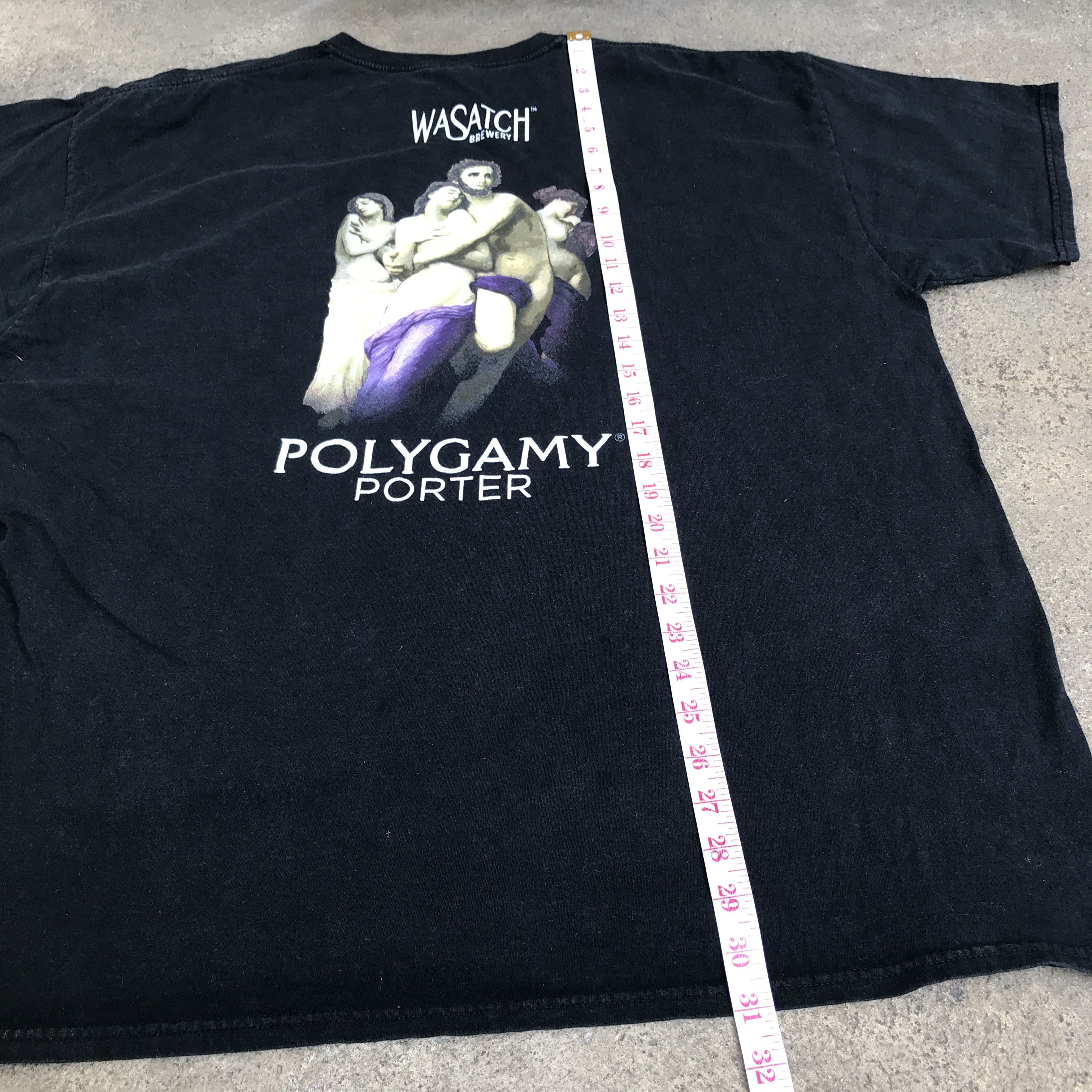 Jerzees × Vintage Vintage Y2K Polygamy Porter Wa Satch Beer Promo Tee 2XL Size US XXL / EU 58 / 5 - 7 Thumbnail