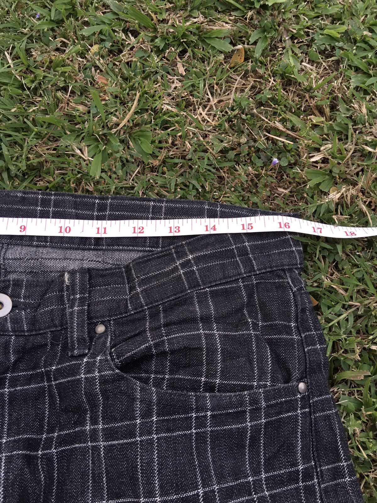 Japanese Brand Japanese Brand X Mens Melrose Checkered trousers pants Size US 33 - 6 Thumbnail