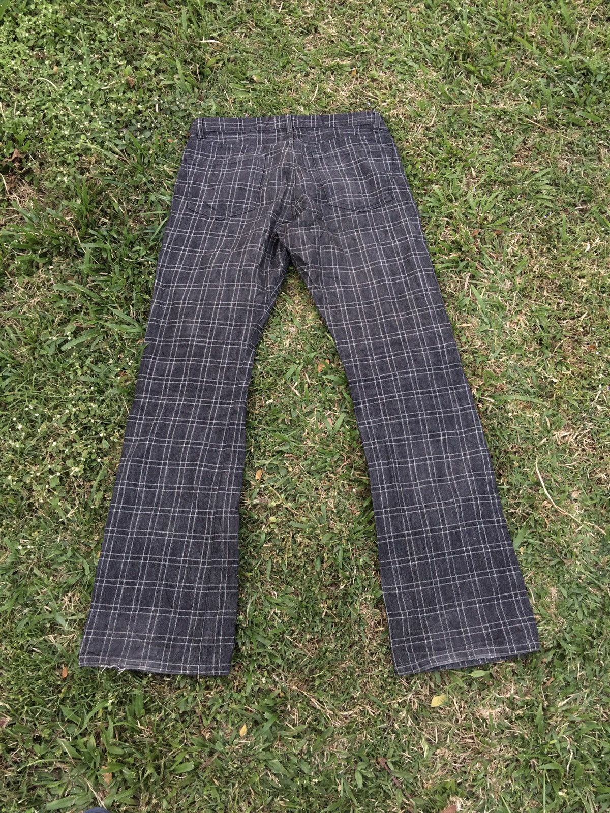 Japanese Brand Japanese Brand X Mens Melrose Checkered trousers pants Size US 33 - 2 Thumbnail