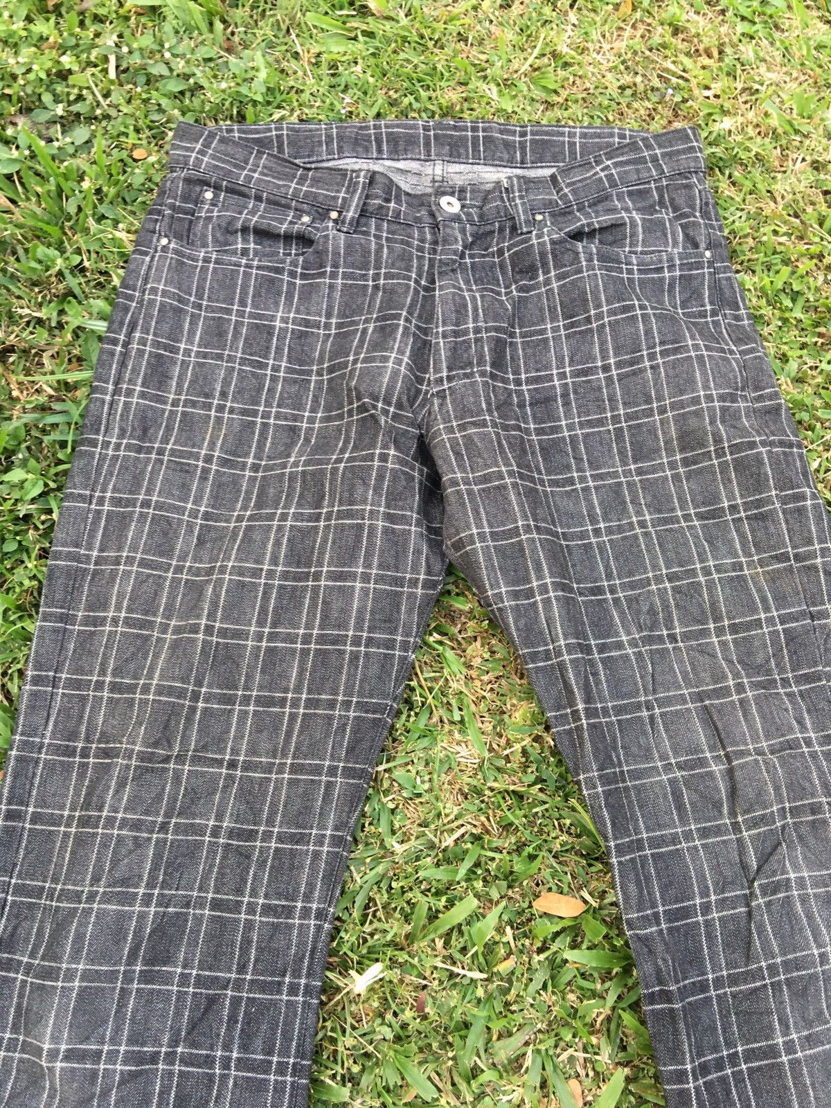 Japanese Brand Japanese Brand X Mens Melrose Checkered trousers pants Size US 33 - 5 Thumbnail