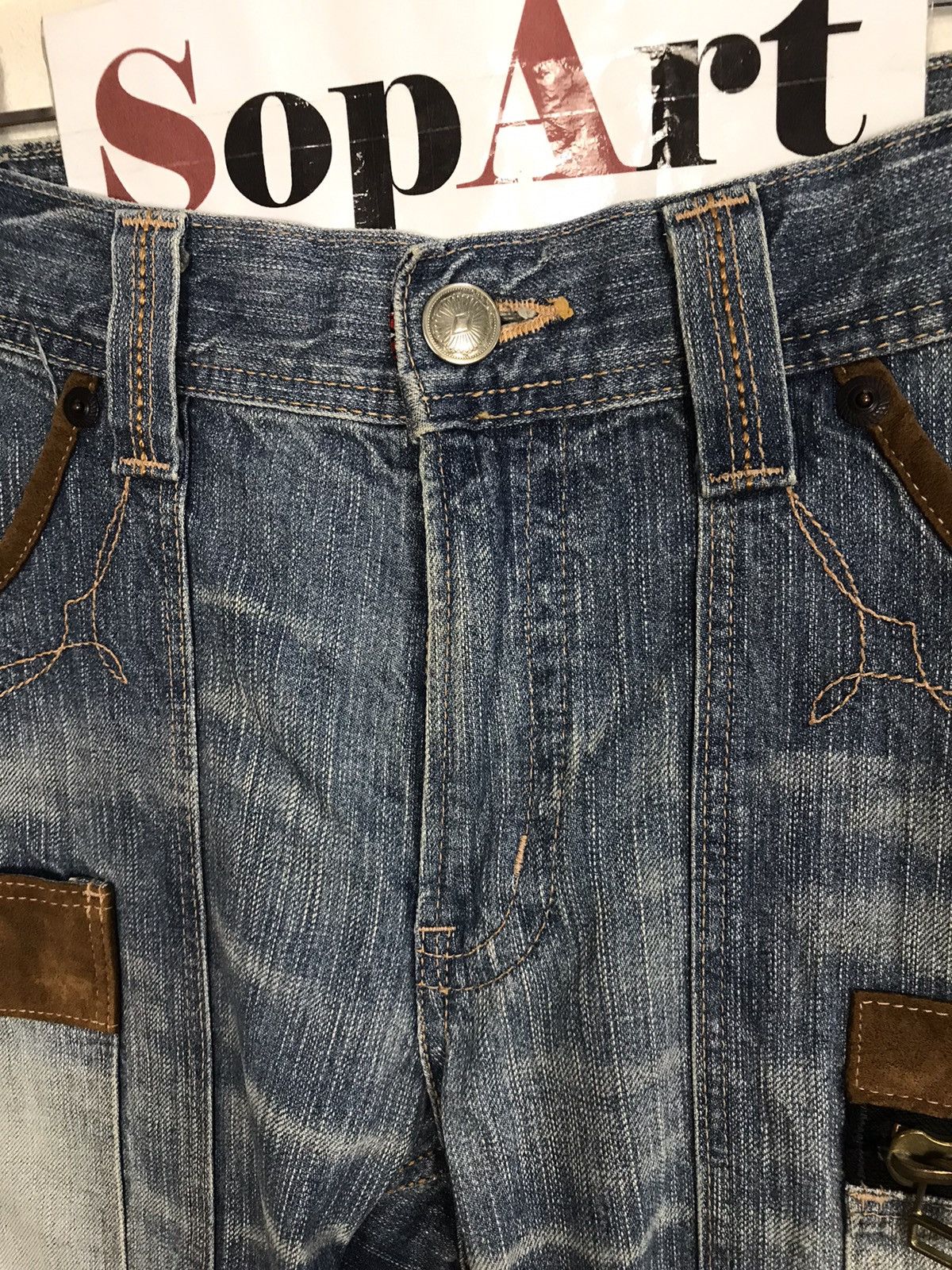 Edwin × Vintage Vintage Edwin Bushpant Light Blue Wash Design Size US 33 - 6 Thumbnail