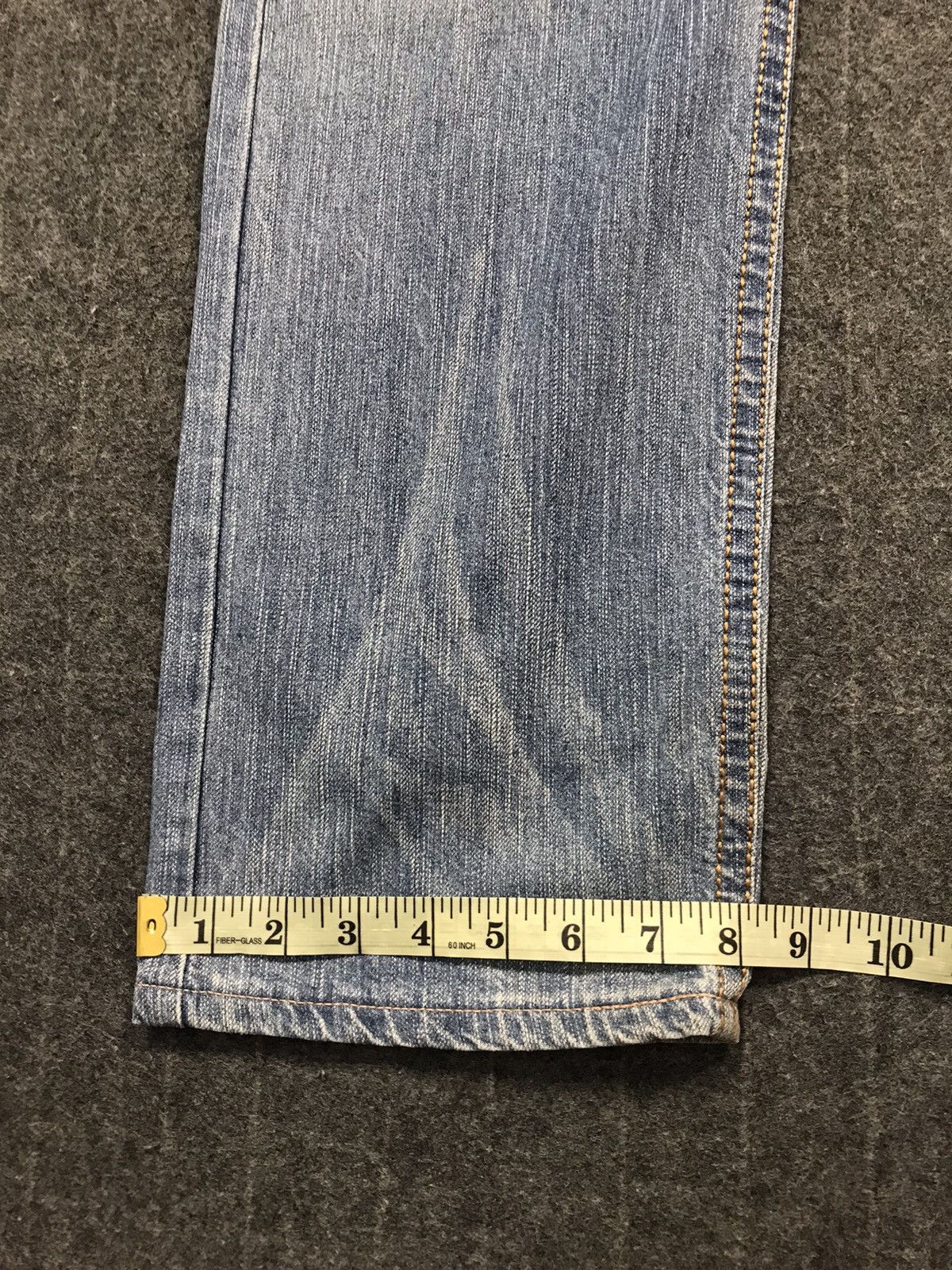 Edwin × Vintage Vintage Edwin Bushpant Light Blue Wash Design Size US 33 - 19 Thumbnail