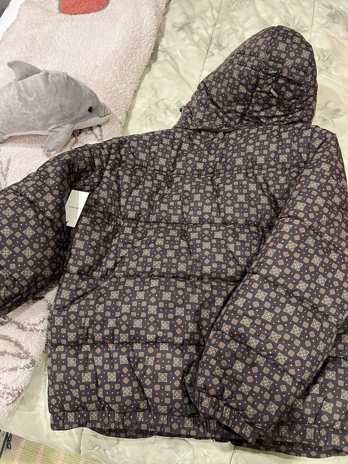 Aime Leon Dore Foulard Print Puffer Jacket Size US L / EU 52-54 / 3 - 4 Thumbnail