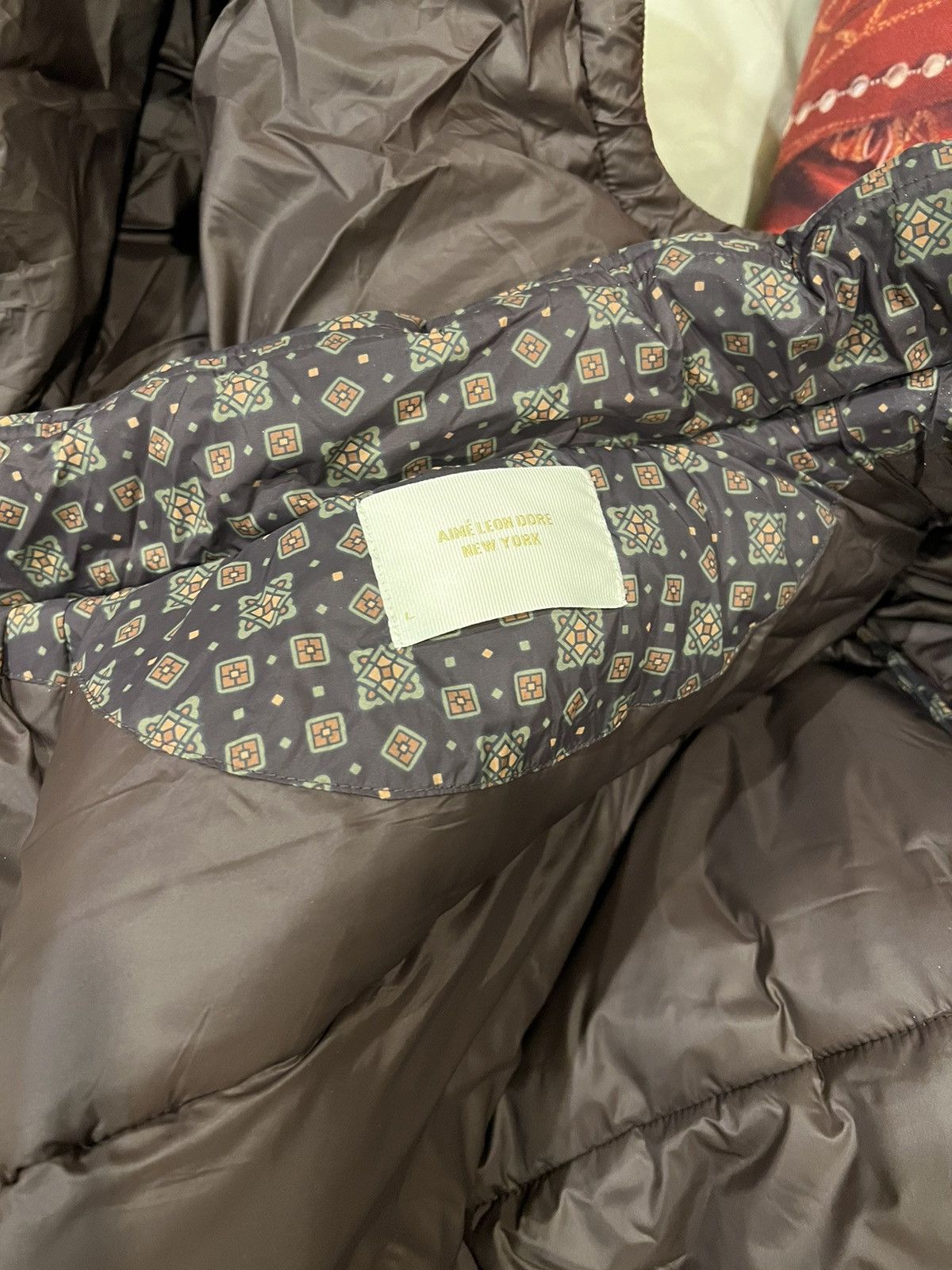 Aime Leon Dore Foulard Print Puffer Jacket Size US L / EU 52-54 / 3 - 6 Thumbnail