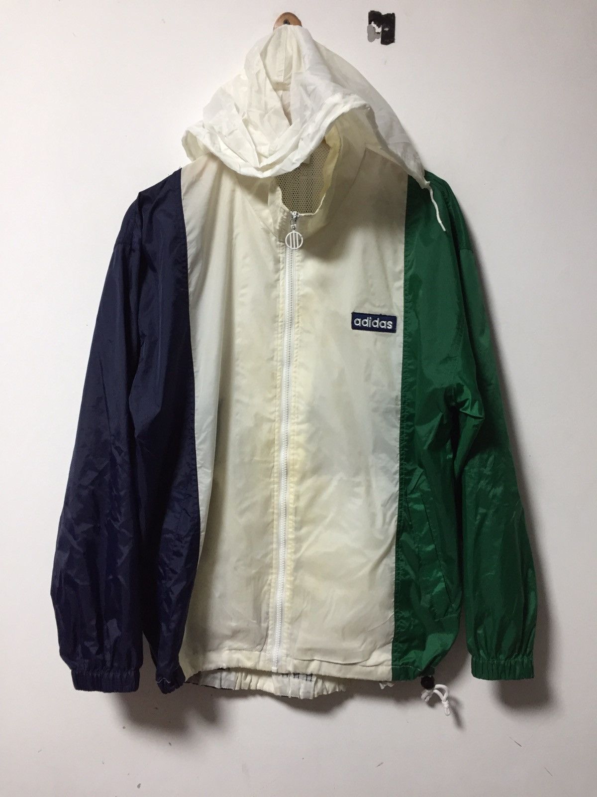 Adidas × Vintage Vintage adidas multicour striped hoodie Jacket by vintage Size US M / EU 48-50 / 2 - 2 Thumbnail