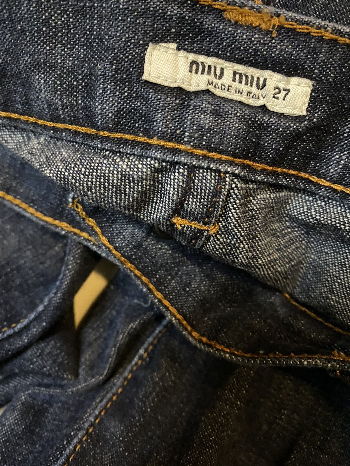 Miu Miu 💥Final💥 Miu Miu Italy Flare Denim Size 27" / US 4 / IT 40 - 6 Thumbnail