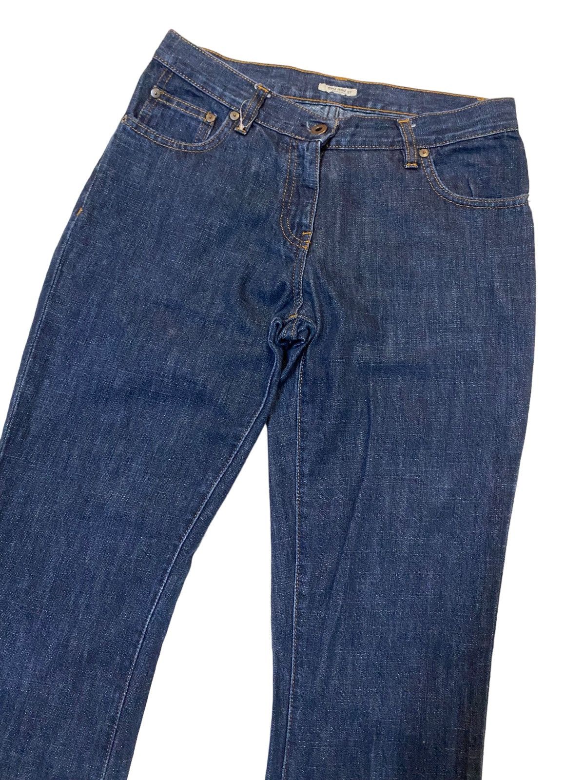 Miu Miu 💥Final💥 Miu Miu Italy Flare Denim Size 27" / US 4 / IT 40 - 2 Thumbnail