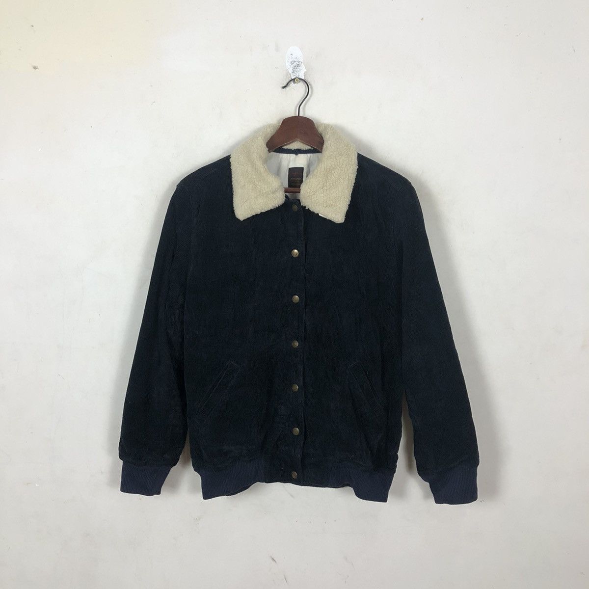 Japanese Brand DOUBLE COLLAR FUR UNGRID BUTTON JACKET Size US M / EU 48-50 / 2 - 2 Thumbnail