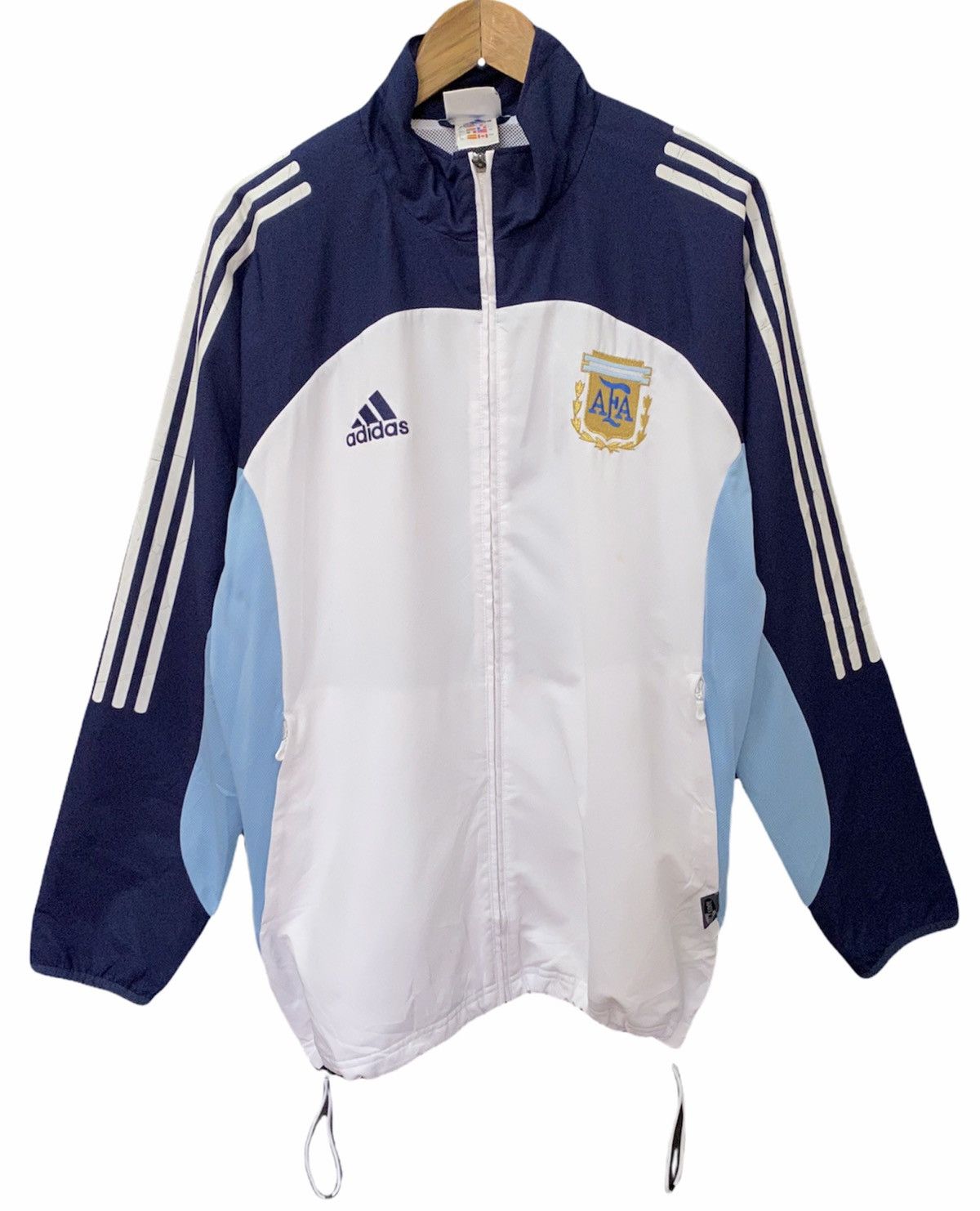 Adidas 🔥VINTAGE🇦🇷 ARGENTINA WORLD CUP SWEATER JACKET Size US M / EU 48-50 / 2 - 1 Thumbnail