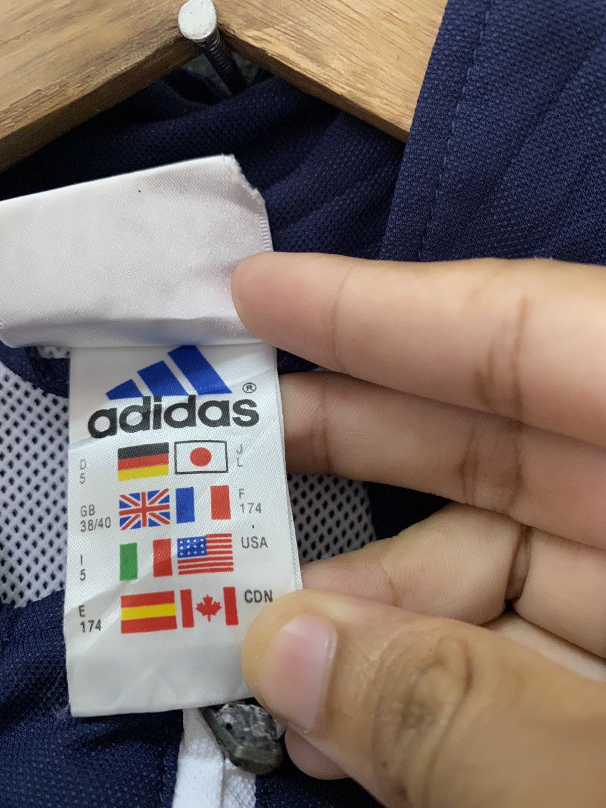 Adidas 🔥VINTAGE🇦🇷 ARGENTINA WORLD CUP SWEATER JACKET Size US M / EU 48-50 / 2 - 7 Thumbnail