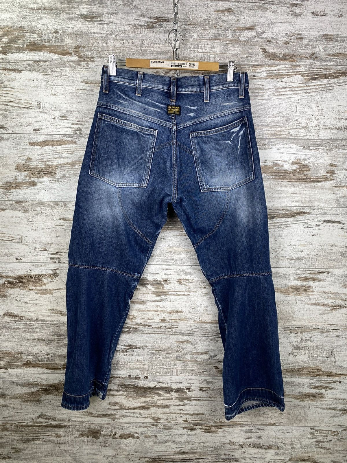 G-Star × Vintage Mens Vintage G Star Raw Cargo denim jeans pants streetwear Size US 30 / EU 46 - 6 Thumbnail