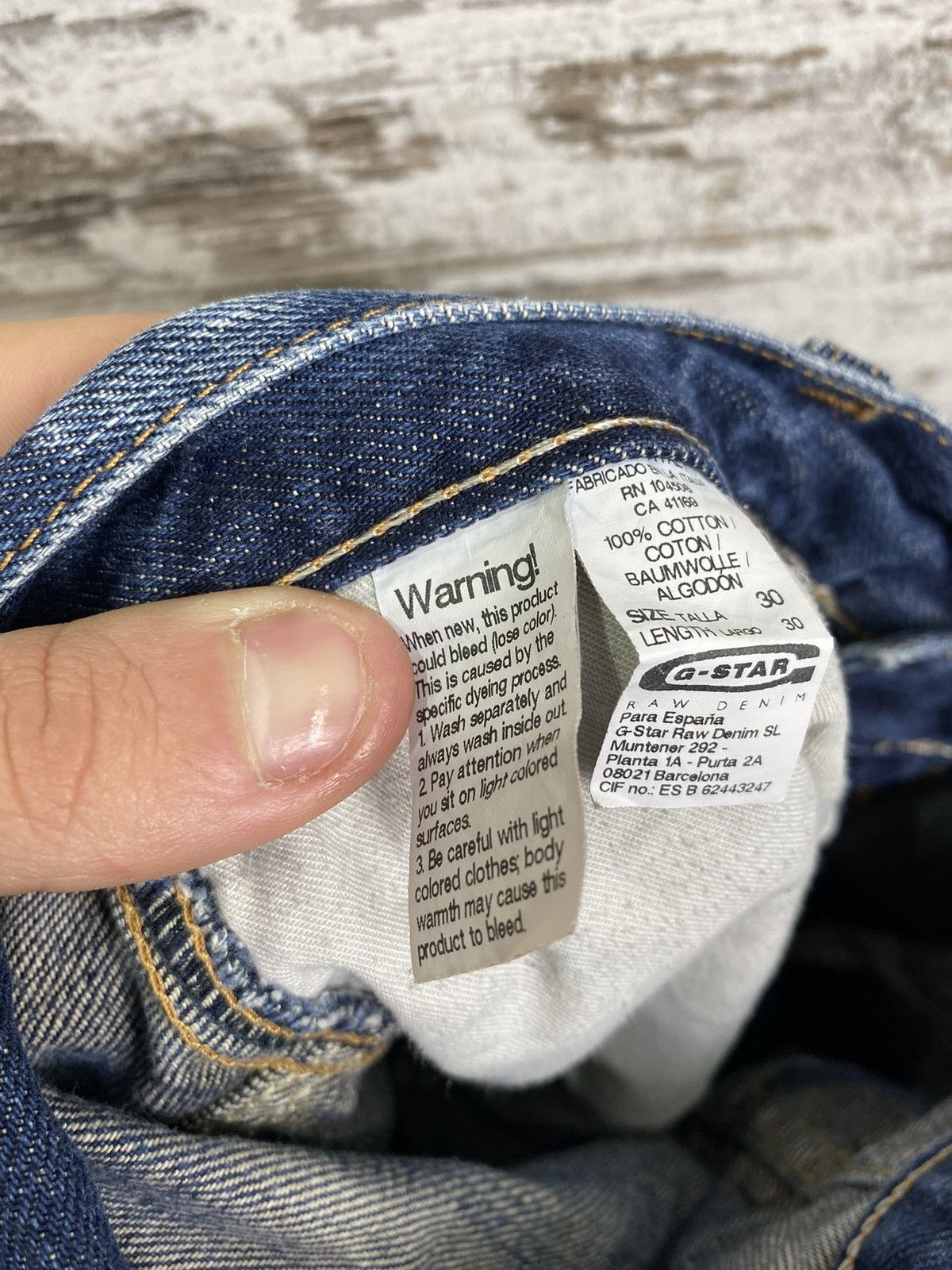 G-Star × Vintage Mens Vintage G Star Raw Cargo denim jeans pants streetwear Size US 30 / EU 46 - 12 Thumbnail