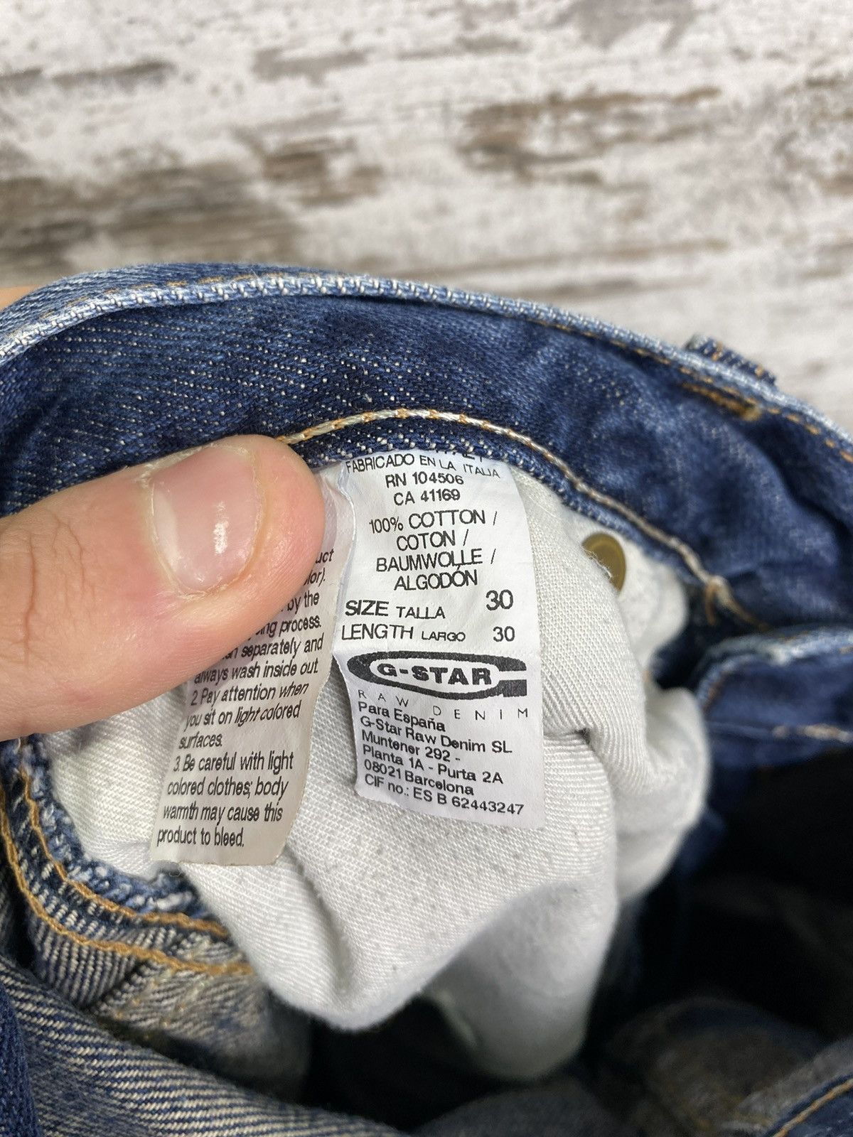 G-Star × Vintage Mens Vintage G Star Raw Cargo denim jeans pants streetwear Size US 30 / EU 46 - 11 Thumbnail