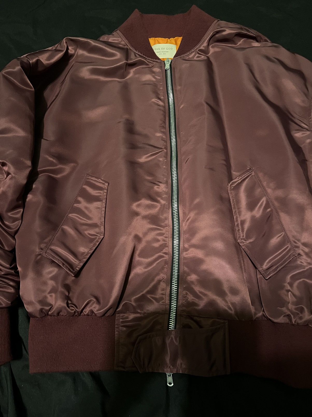 Fear of God Fear of God Mainline Bomber Jacket Merlot large Size US L / EU 52-54 / 3 - 2 Thumbnail