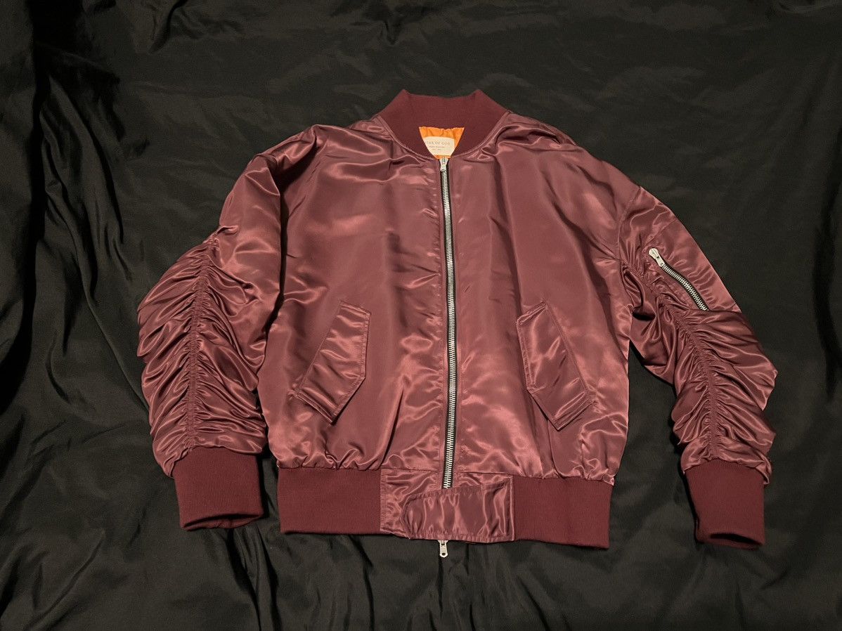 Fear of God Fear of God Mainline Bomber Jacket Merlot large Size US L / EU 52-54 / 3 - 1 Thumbnail