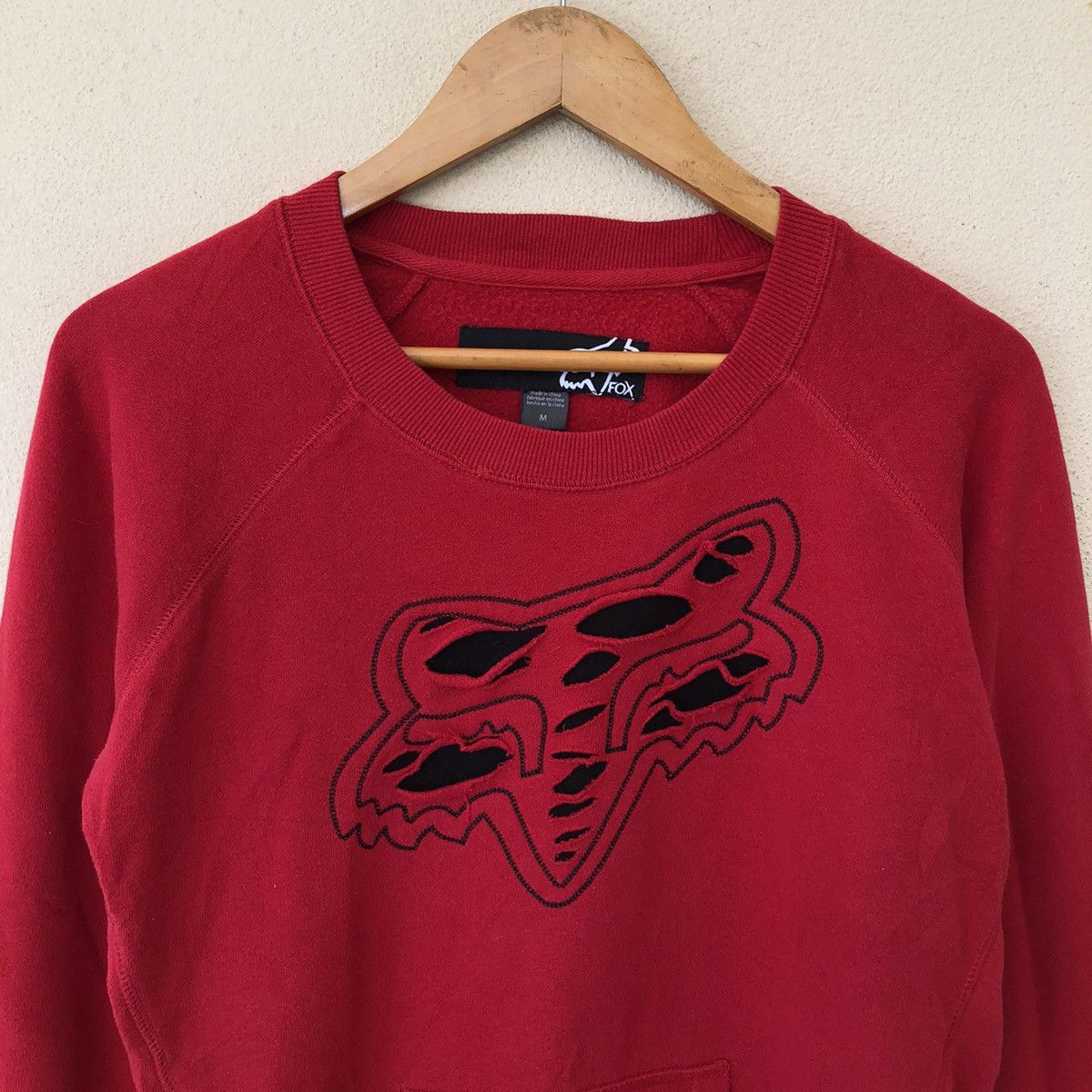 Fox Racing VINTAGE FOX SWEATSHIRT BIG LOGO RARE DESIGN Size US S / EU 44-46 / 1 - 3 Thumbnail