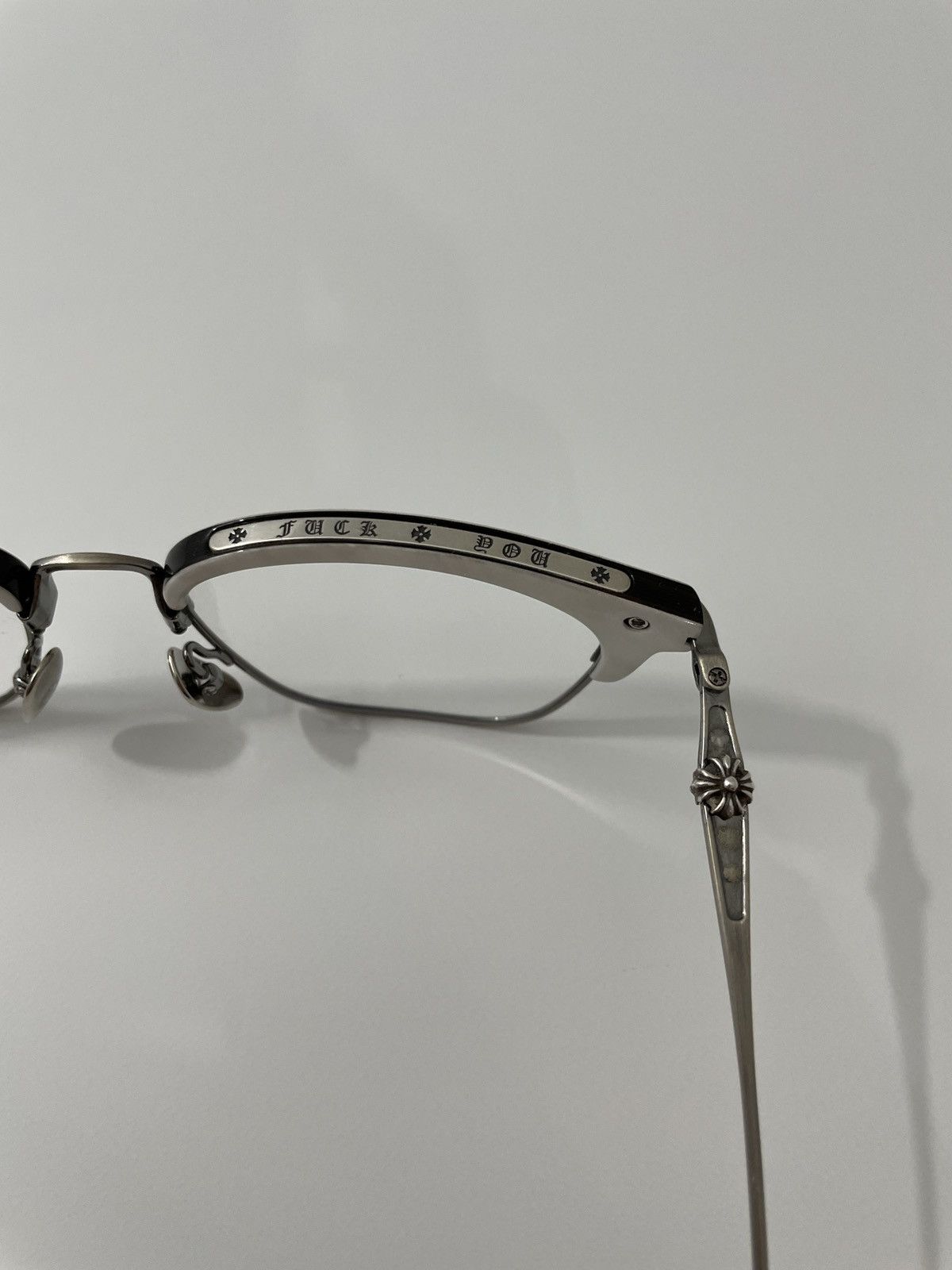 Chrome Hearts Chrome Hearts Sluntradiction WOOD SPECIAL EDITION Glasses Size ONE SIZE - 4 Thumbnail