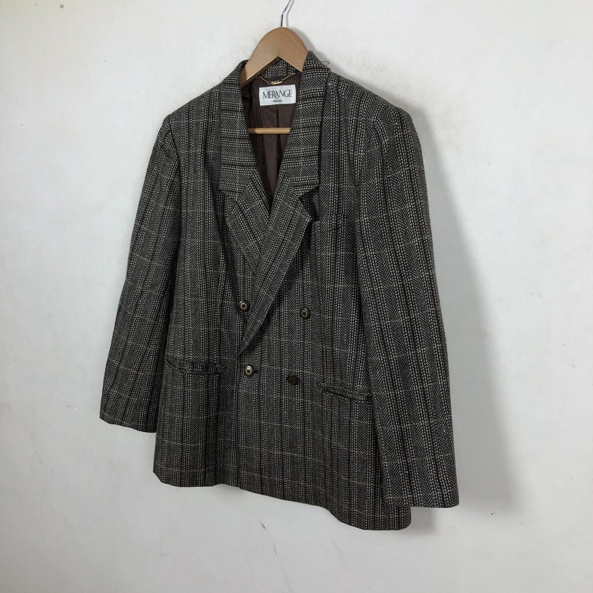 Japanese Brand MERANGE ONWARD TARTAN DESIGN CASUAL COAT Size US M / EU 48-50 / 2 - 2 Thumbnail
