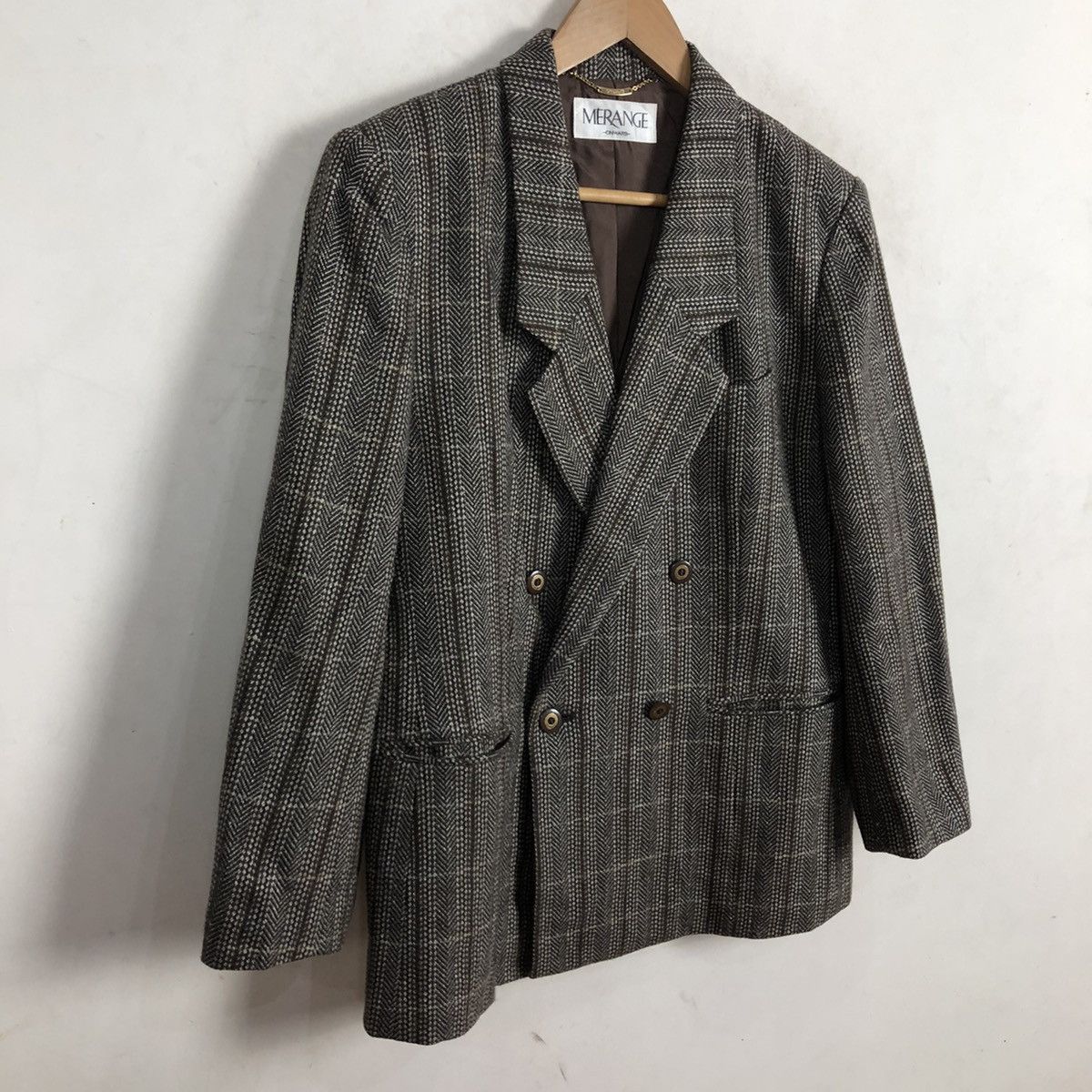 Japanese Brand MERANGE ONWARD TARTAN DESIGN CASUAL COAT Size US M / EU 48-50 / 2 - 5 Thumbnail