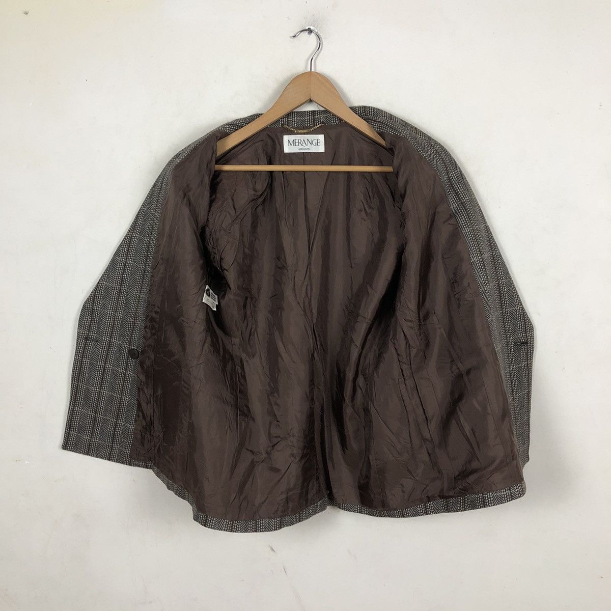 Japanese Brand MERANGE ONWARD TARTAN DESIGN CASUAL COAT Size US M / EU 48-50 / 2 - 8 Thumbnail